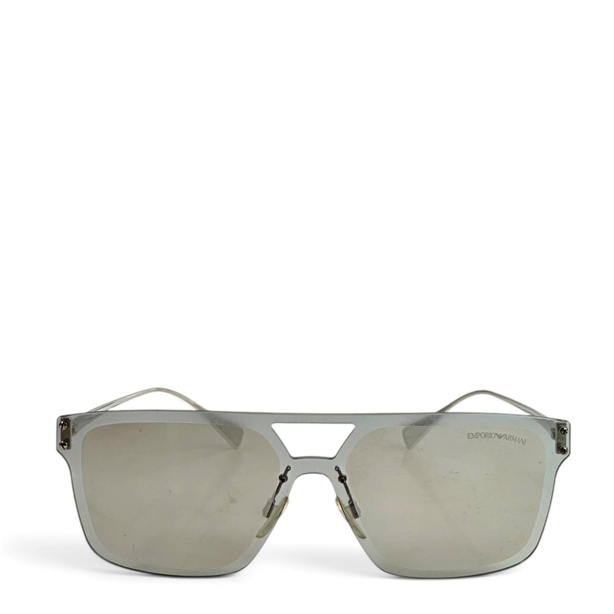 Emporio Armani Silver Metal Frame Sunglasses Model: 2048/30105A