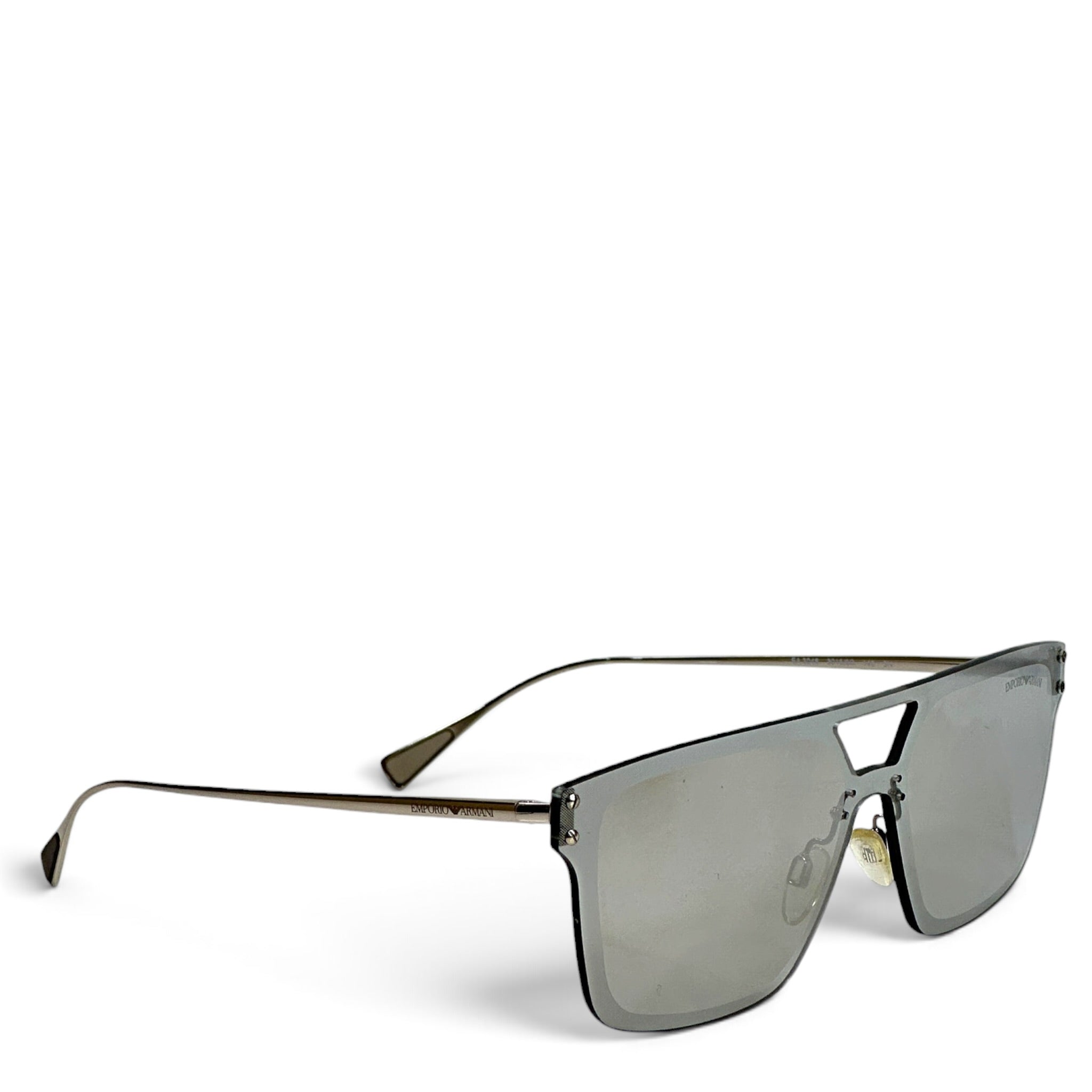 Emporio Armani Silver Metal Frame Sunglasses Model: 2048/30105A