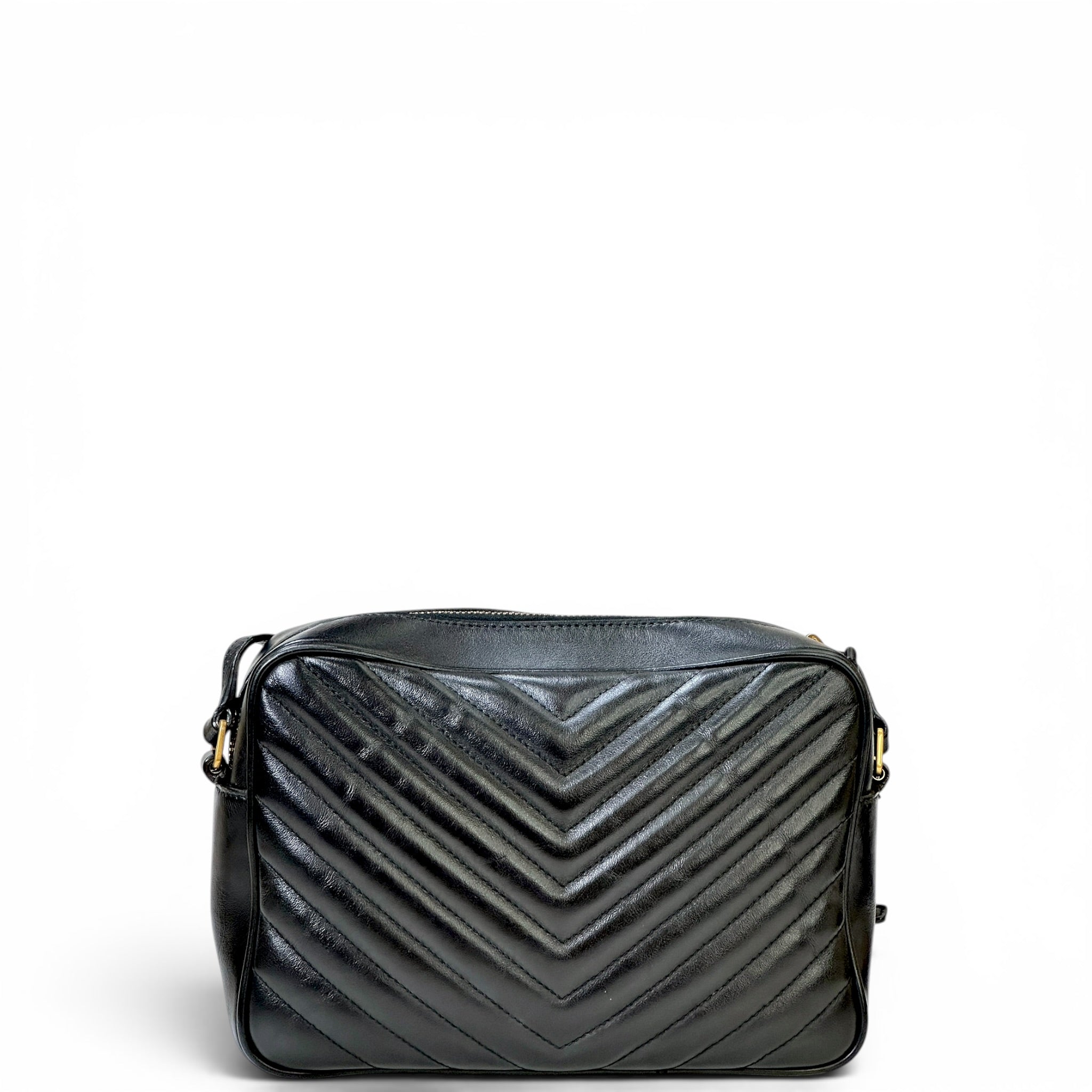 Saint Laurent Lou Camera Bag Black Quilted Leather