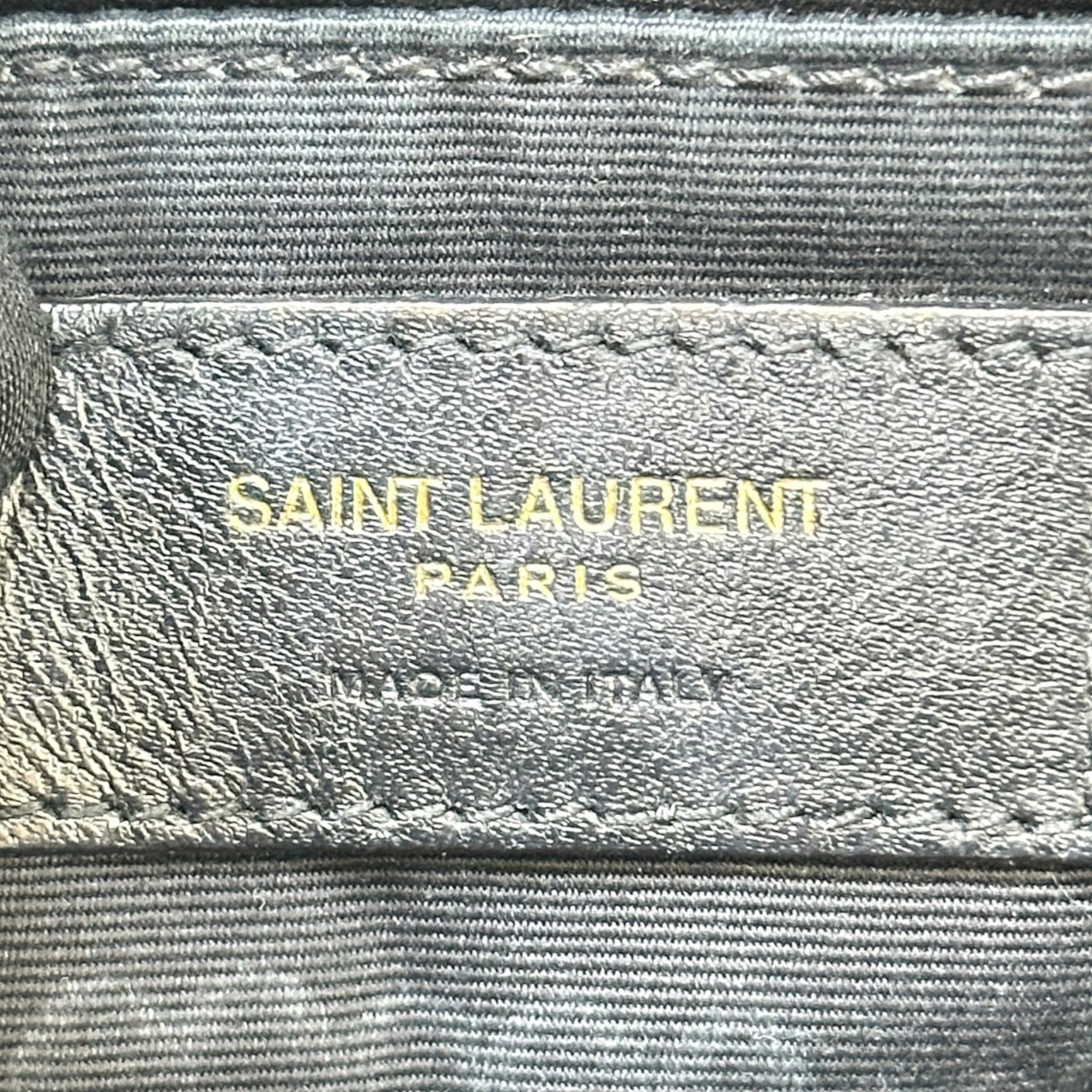Saint Laurent Lou Camera Bag Black Quilted Leather