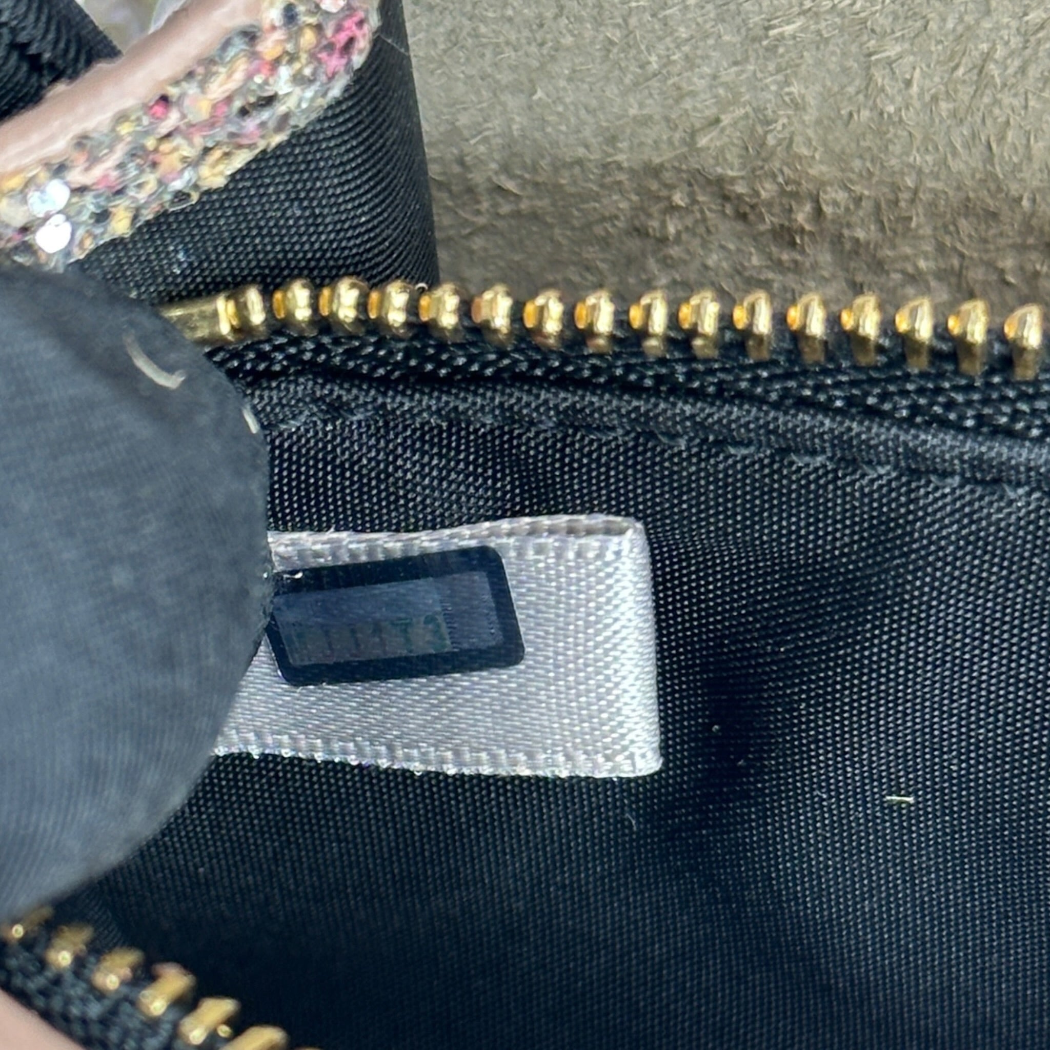 Jimmy Choo Glitter Clutch Bag With Chain