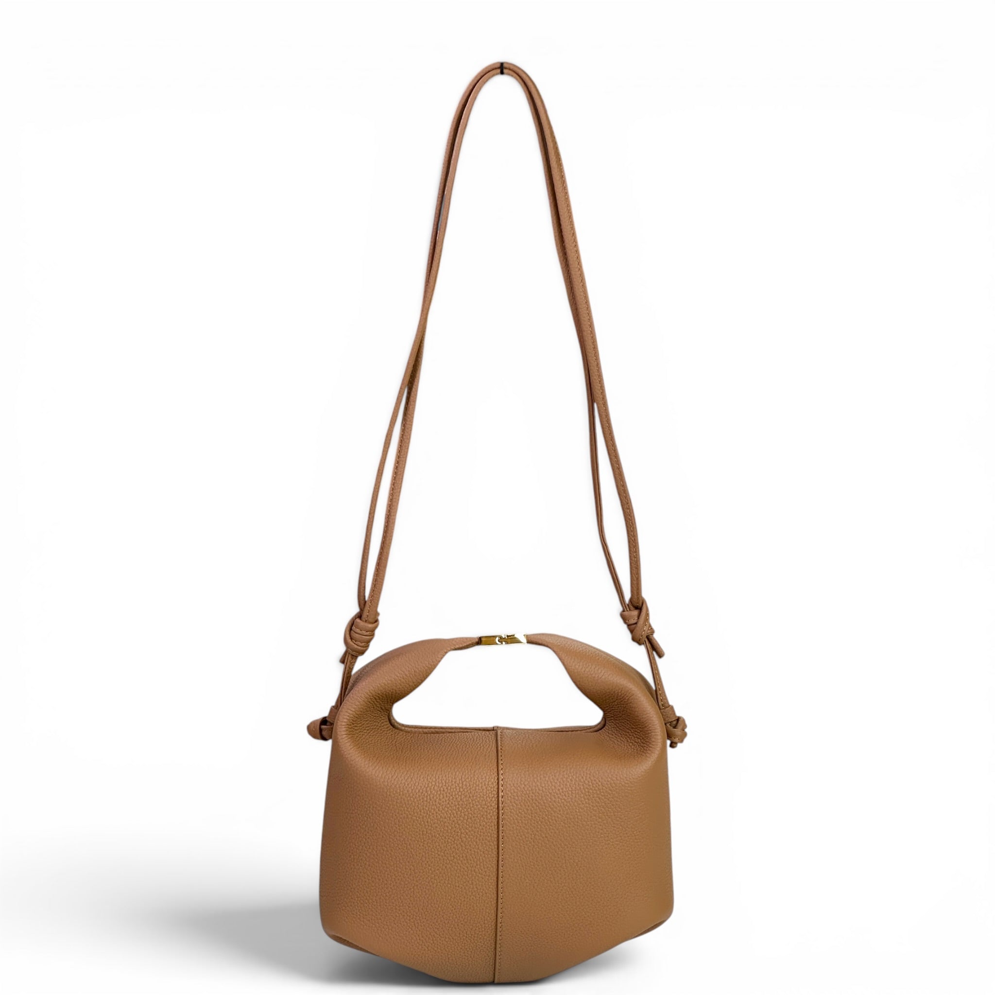Polene Beri Textured Blush Calf Leather