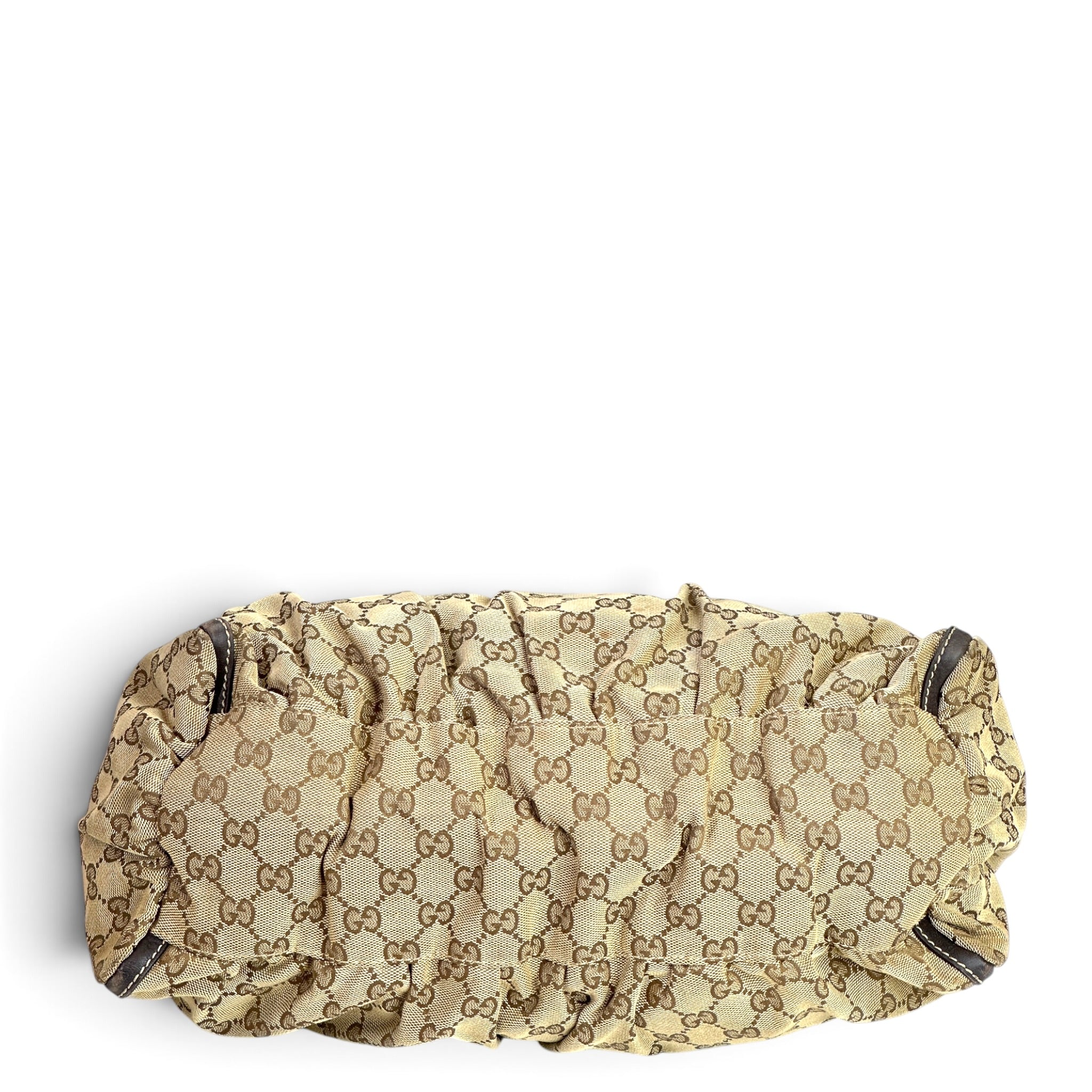Gucci Abbey D-ring Hobo Canvas Shoulder Bag