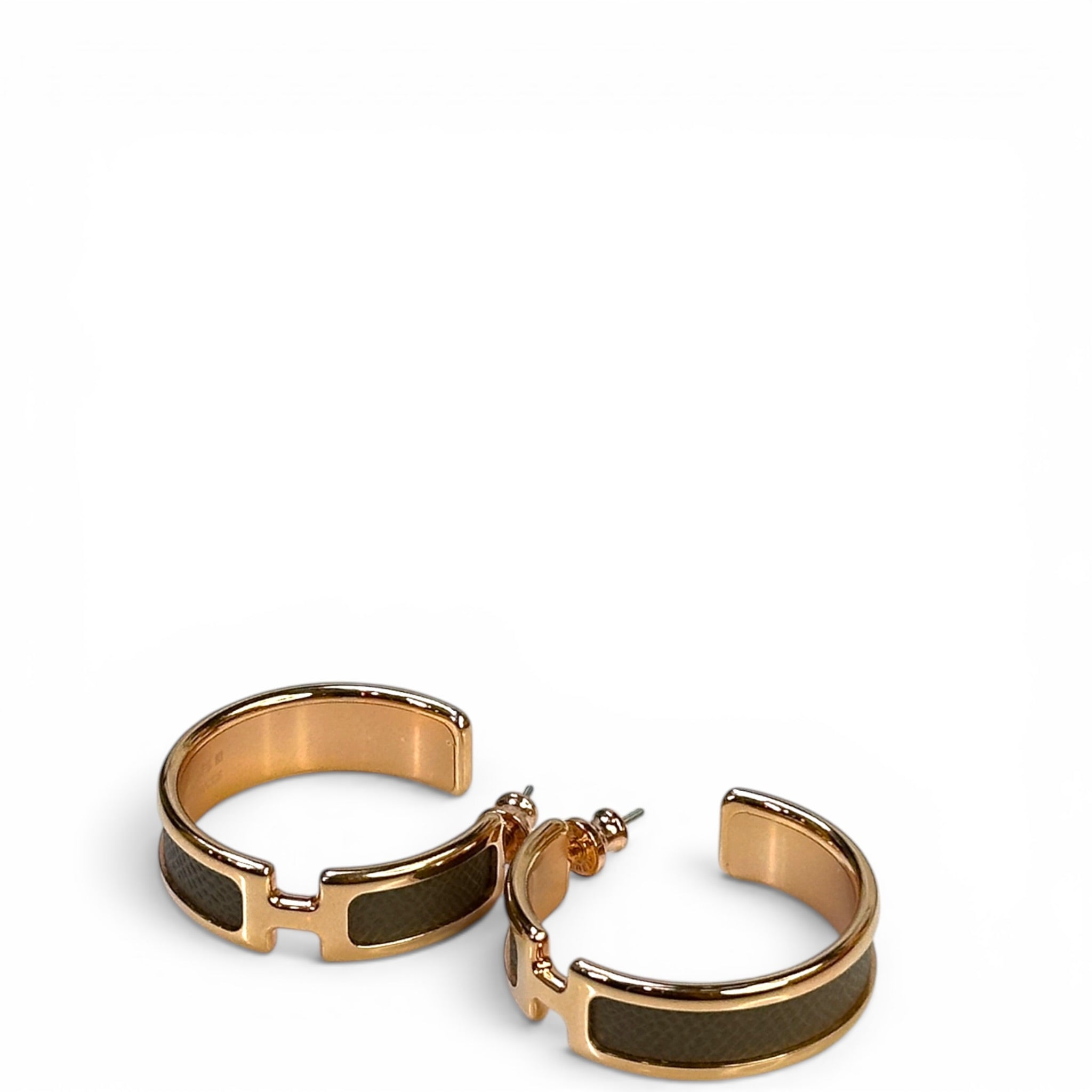 Hermes Olympe Earrings Gold
