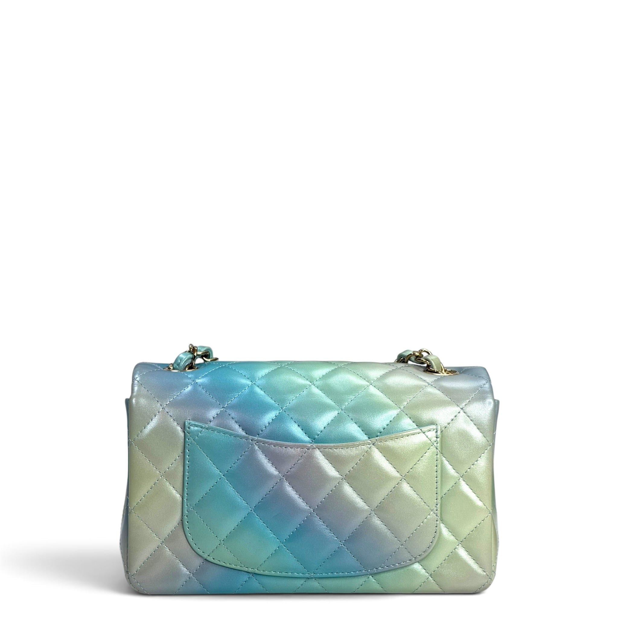 Chanel Flap Bag Mini Iridescent Ombre Lambskin