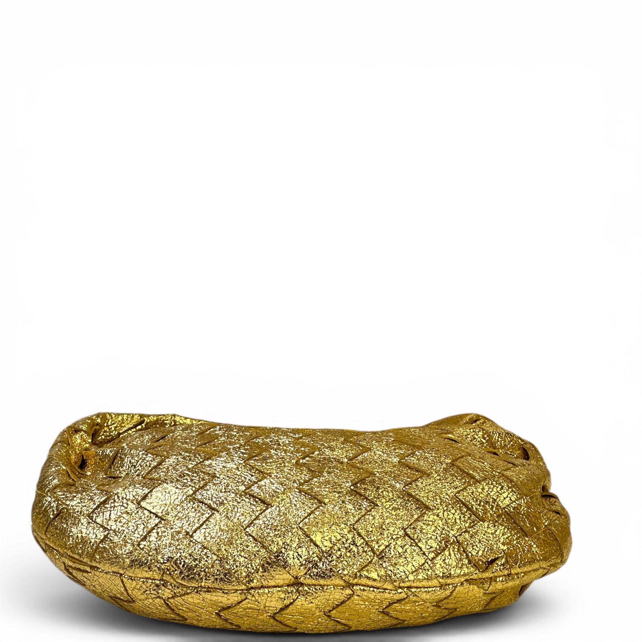 Bottega Veneta Jodie Mini Bag Gold Leather
