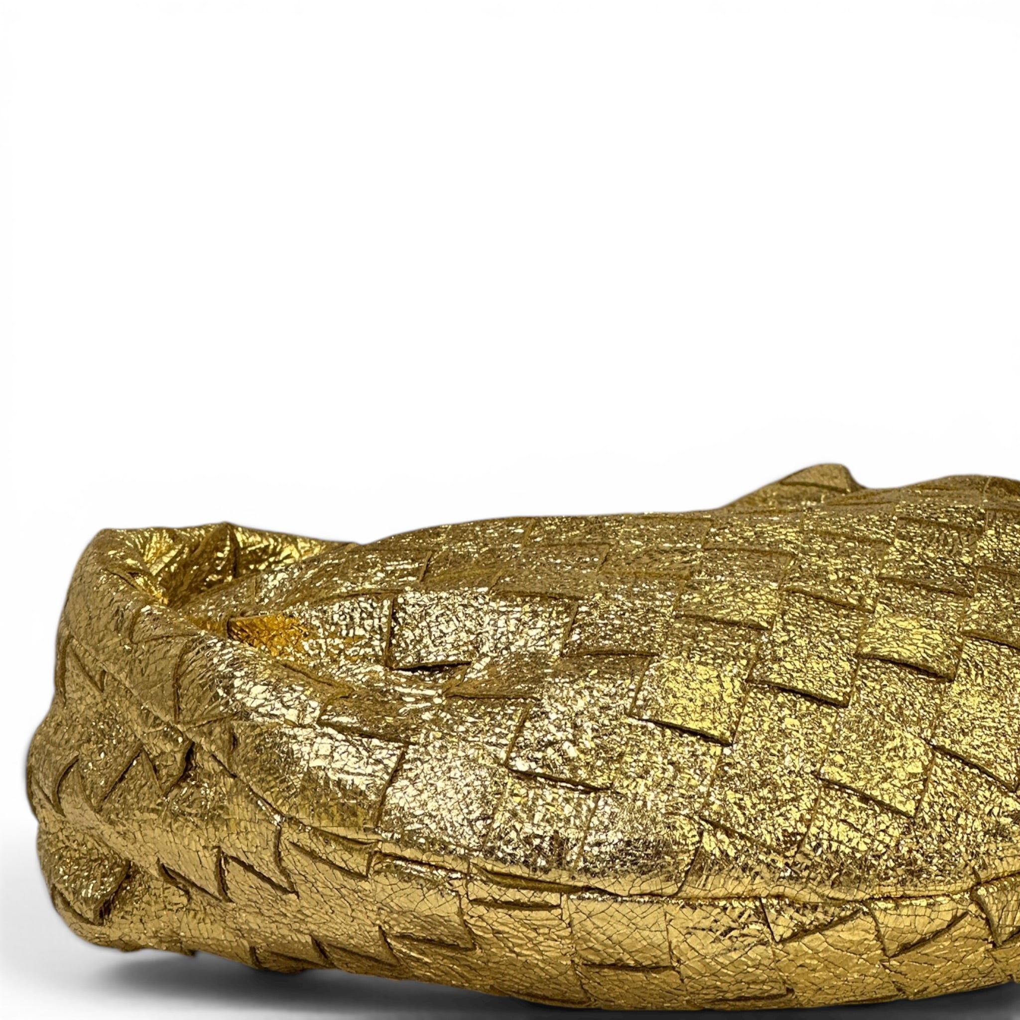 Bottega Veneta Jodie Mini Bag Gold Leather