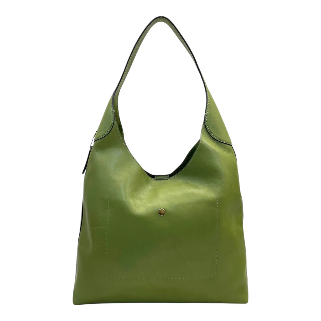 Coach Brooklyn 39 Hobo Bag Large Green Leather