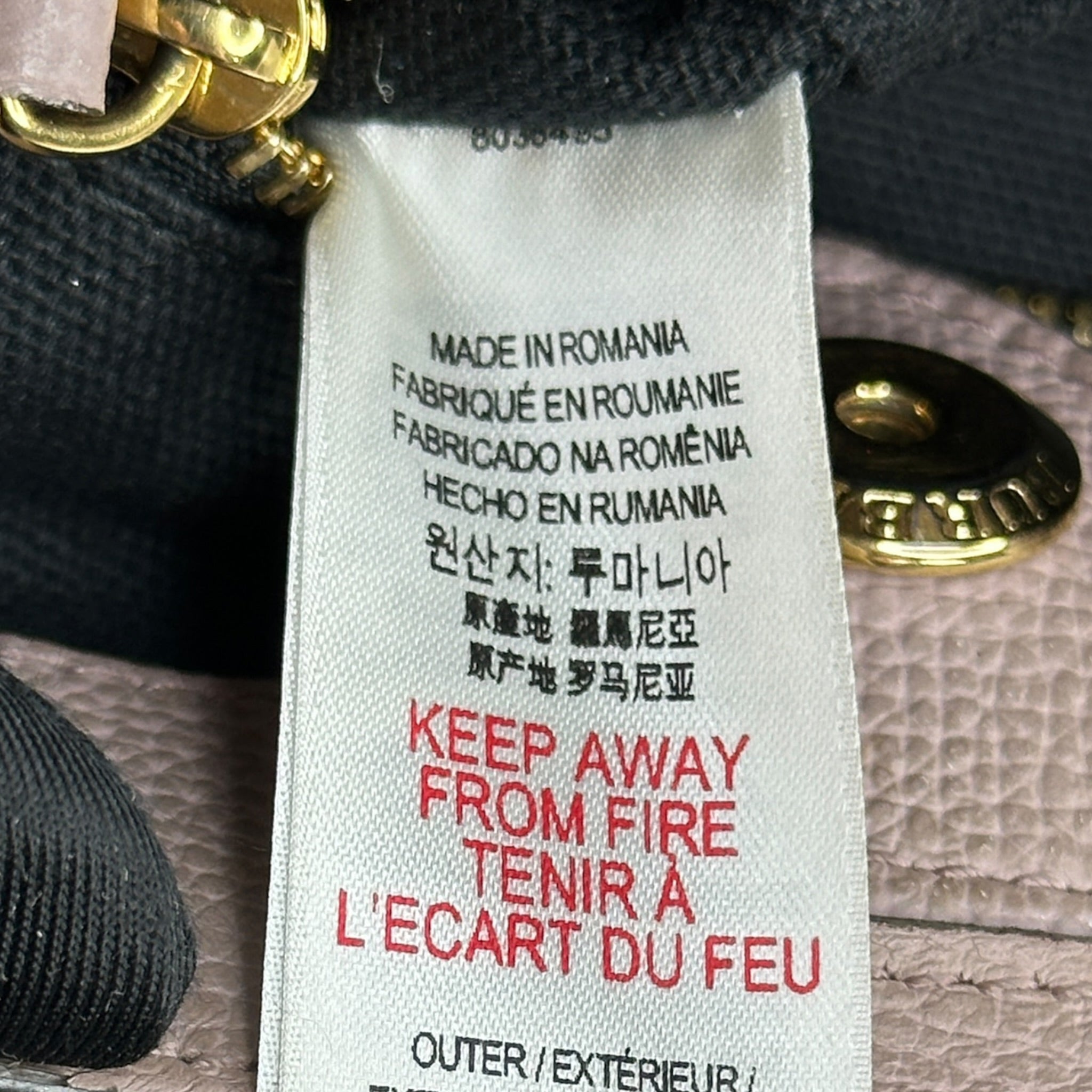 Burberry Baby Banner Mini Pink Calf Skin Tote