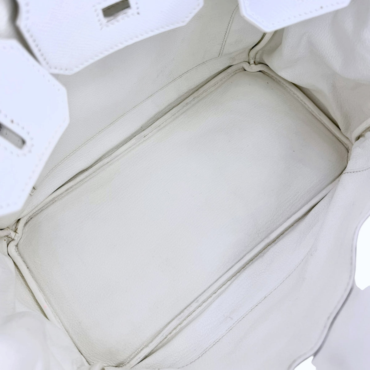 Hermes Birkin 30 White PHW Hand Bag