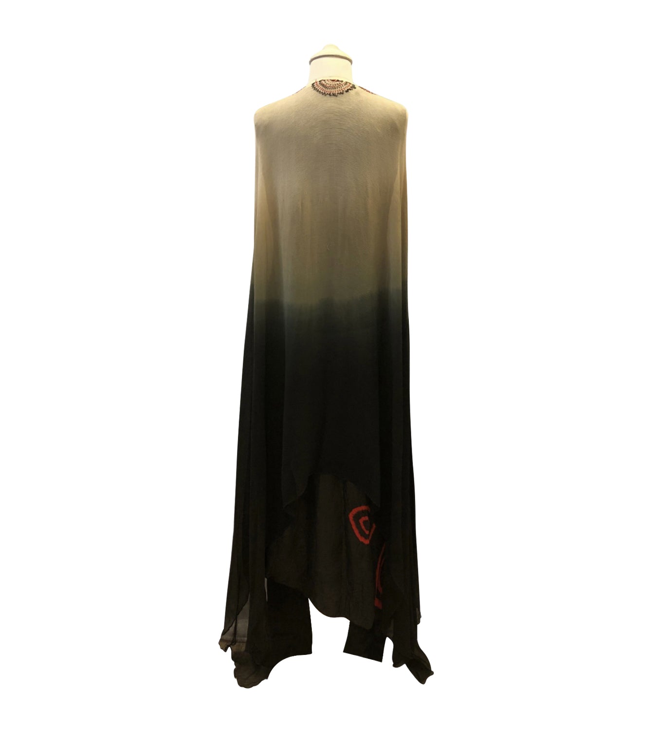 Anamika Khanna Black & Red Cape set