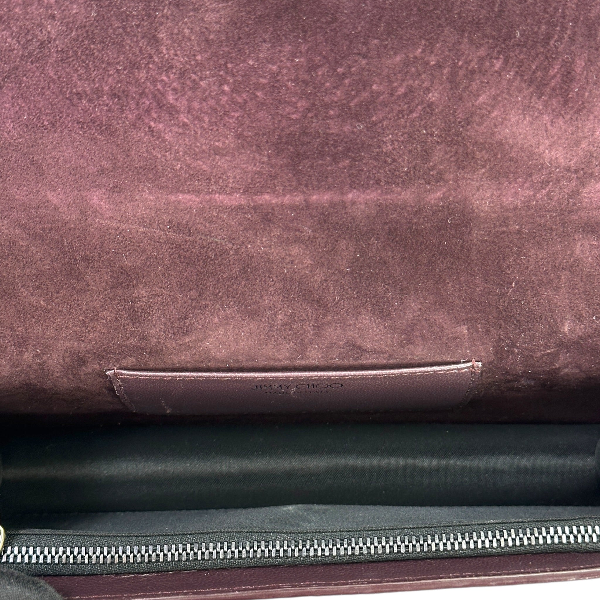 Jimmy Choo Finley Shoulder Bag Bronze Coarse Glitter