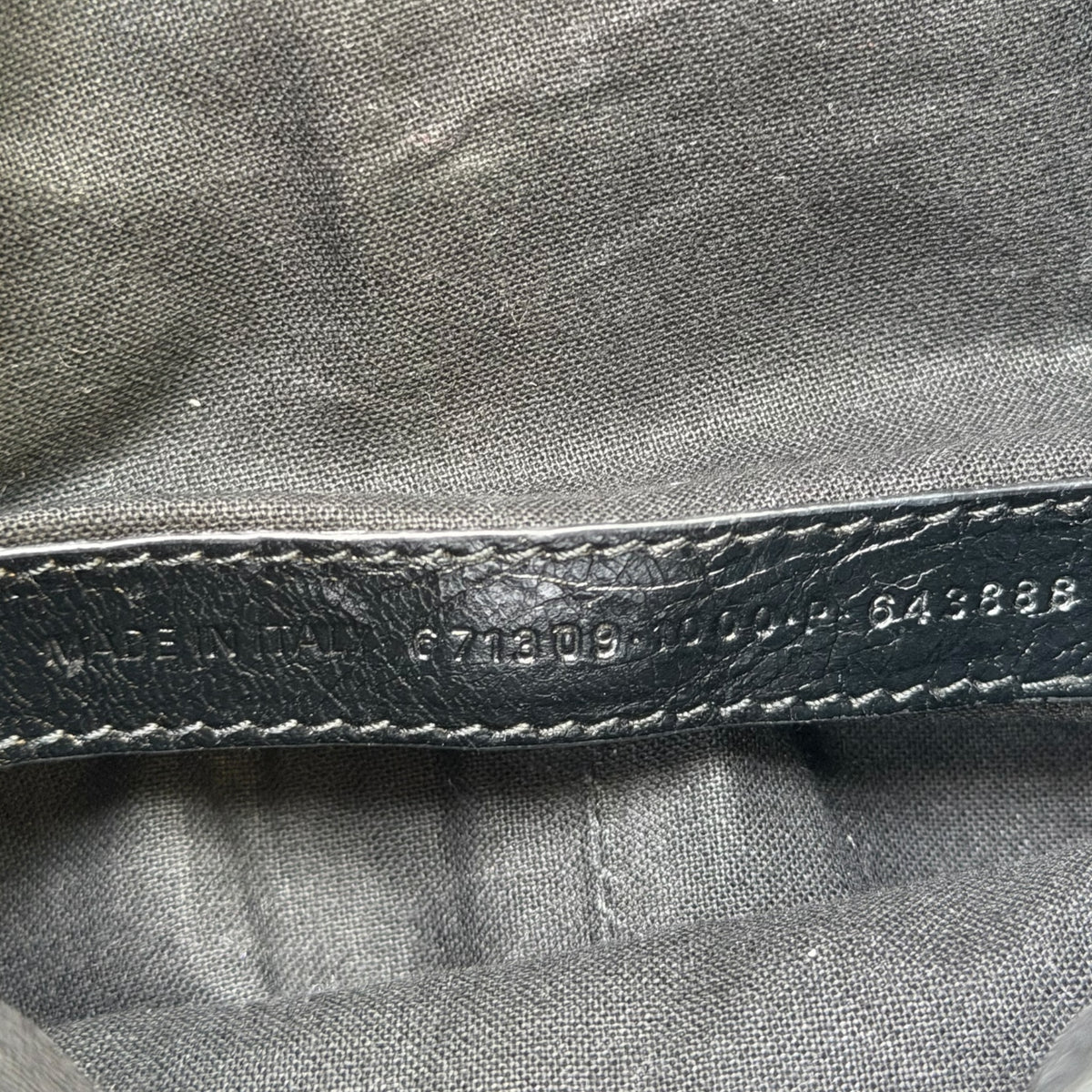 Balenciaga Le Cagole xs Black Leather Shoulder Bag