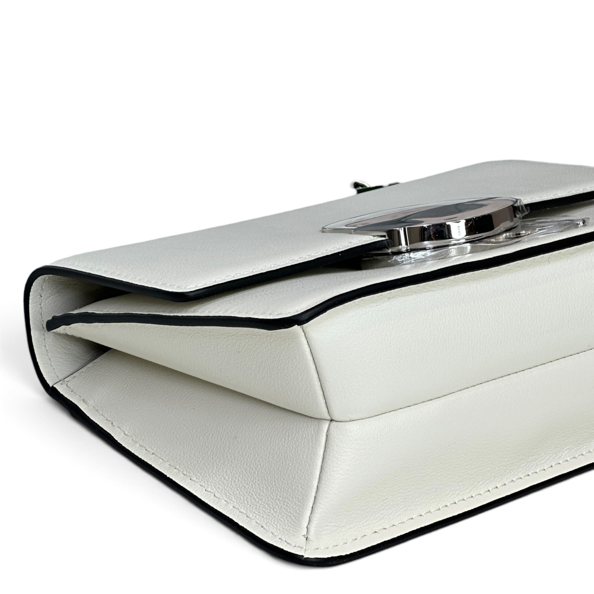 Karl Lagerfeld K/Ikonik 2.0 Lock Leather Shoulder Bag