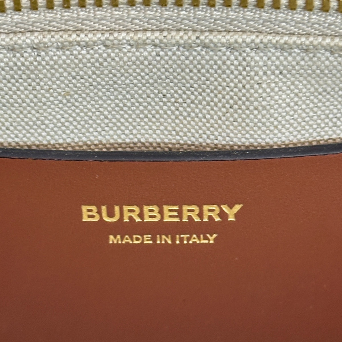 Burberry Freya Canvas Tote Bag