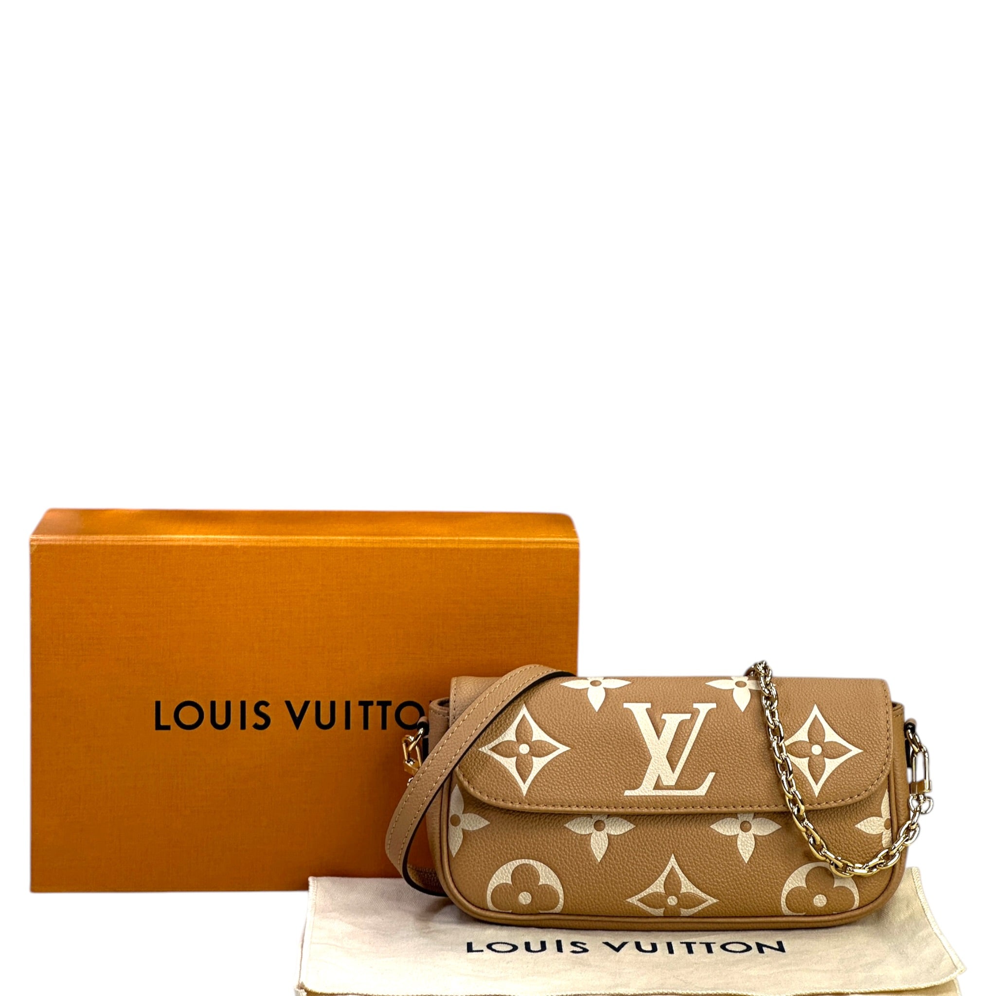 Louis Vuitton Wallet on Chain Ivy Bicolor Monogram Empreinte