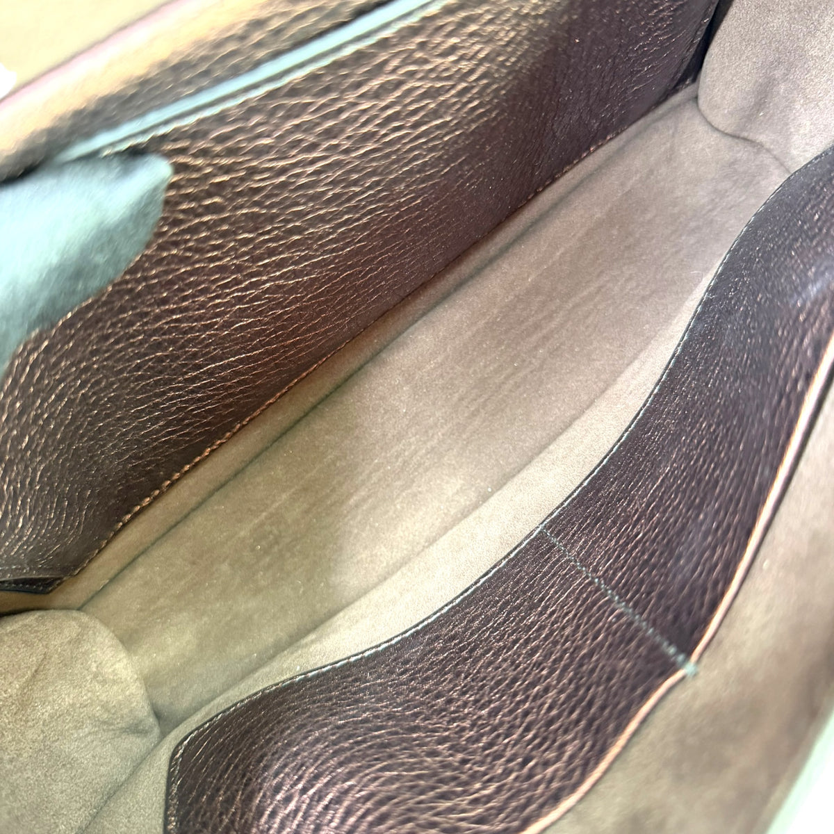 Christian Dior J'Adior Copper Leather Flap Shoulder Bag