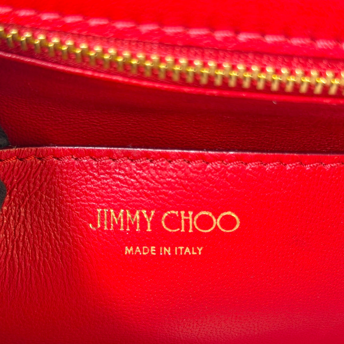 JImmy Choo Madeline Medium Red Leather Shoulder bag