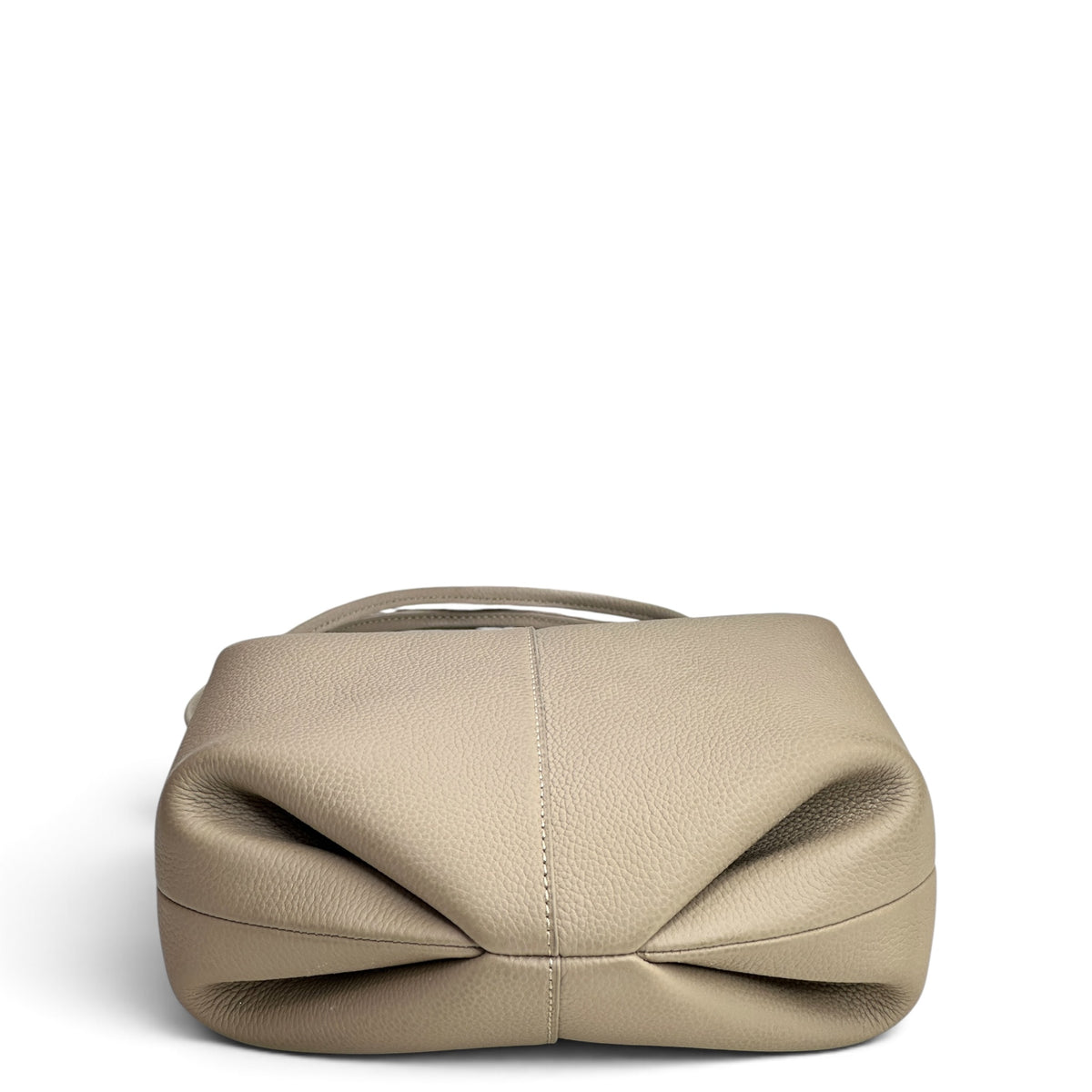Polene Beri Taupe Leather Handbag