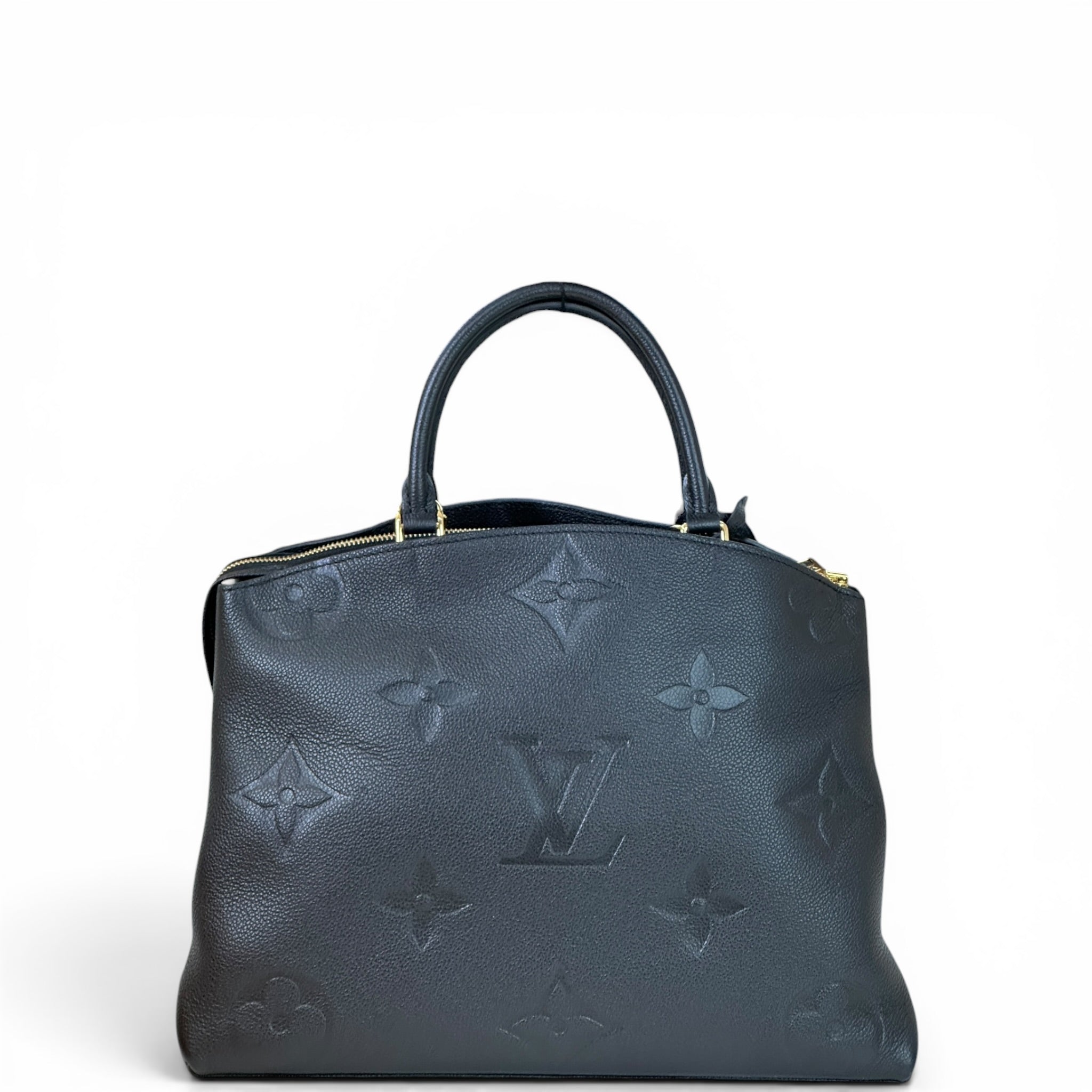Louis Vuitton Black Monogram Empreinte Leather Grand Palais Bag