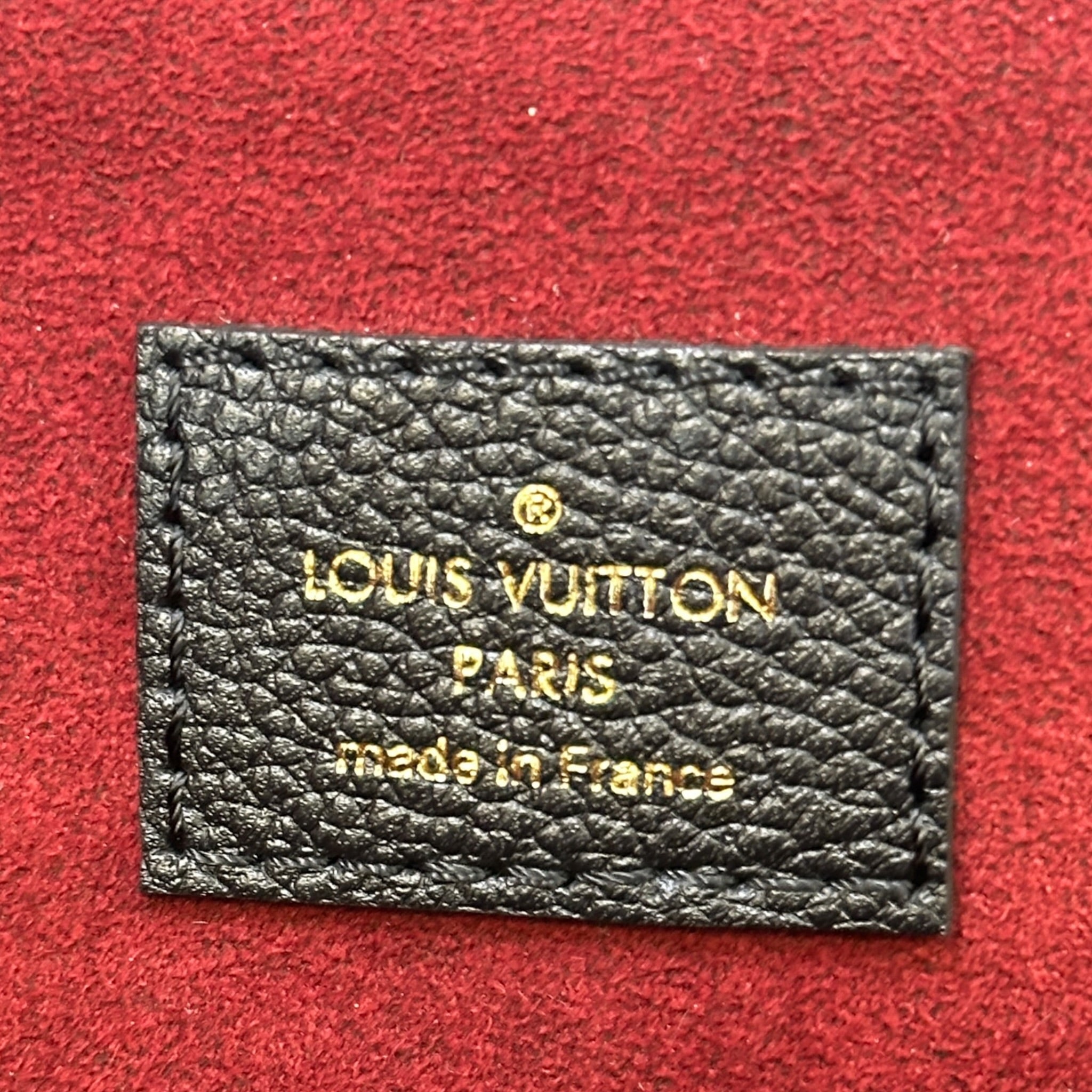 Louis Vuitton Black Monogram Empreinte Leather Grand Palais Bag