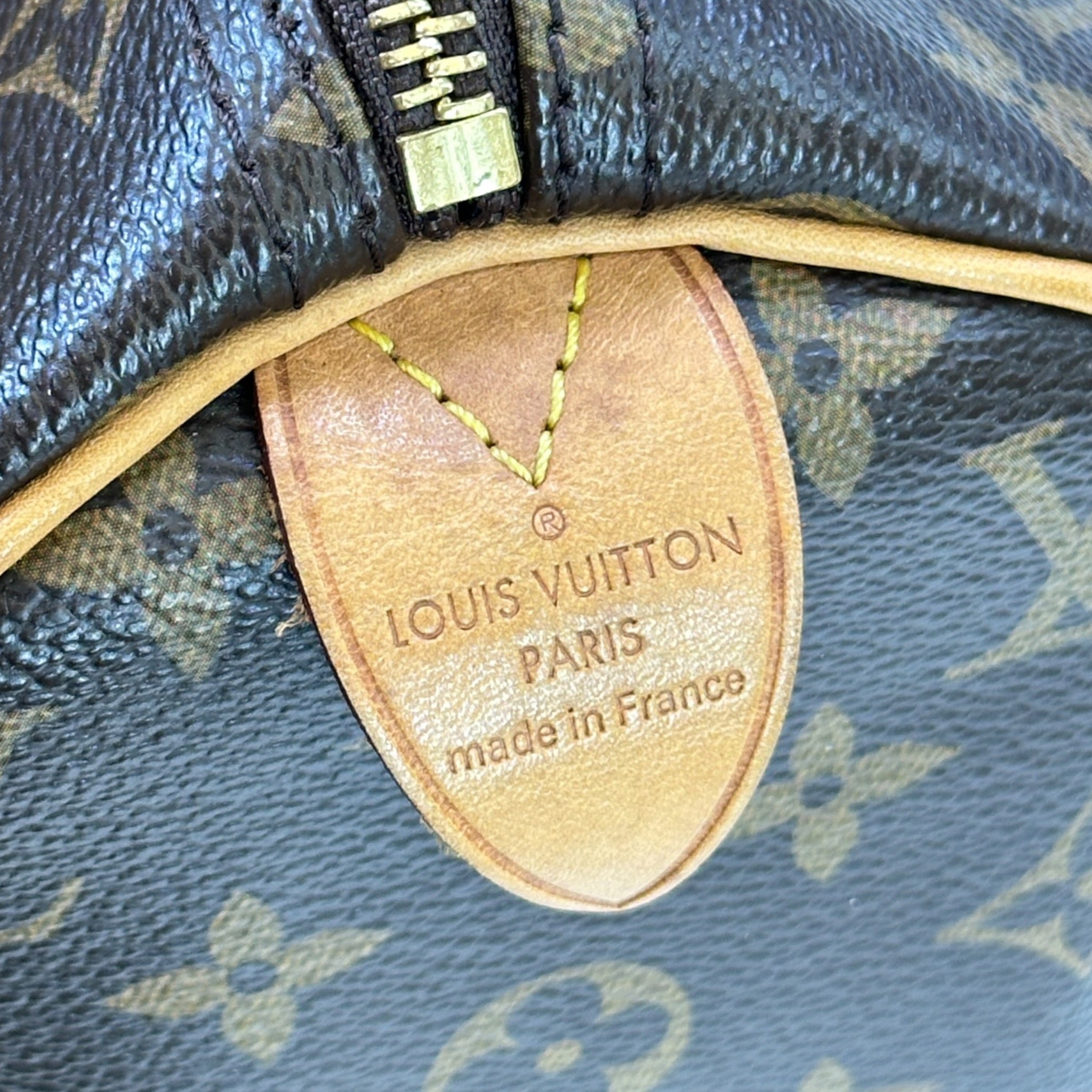 Louis Vuitton Speedy 30 Monogram Leather Handbag