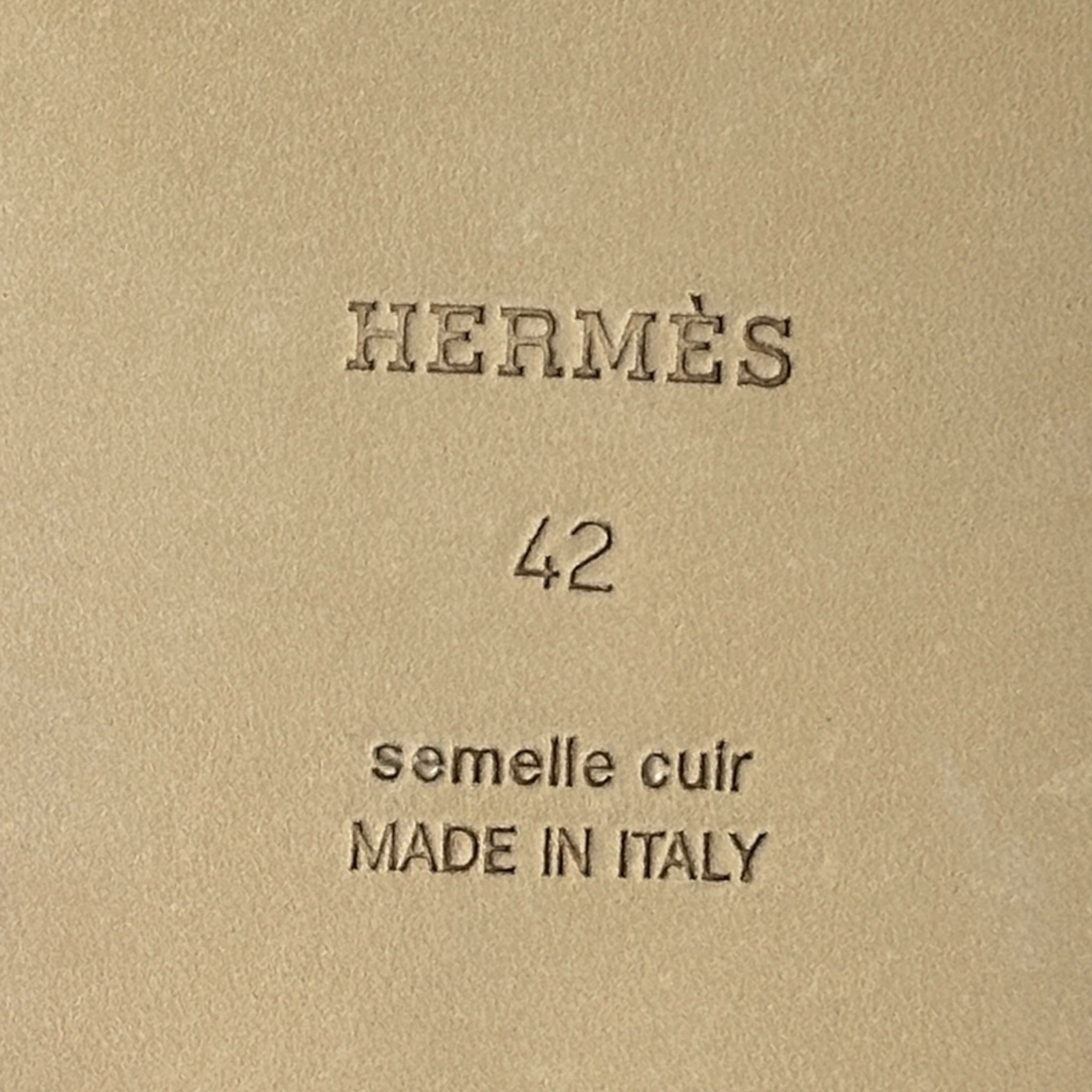 Hermes Orans Tan EU 42