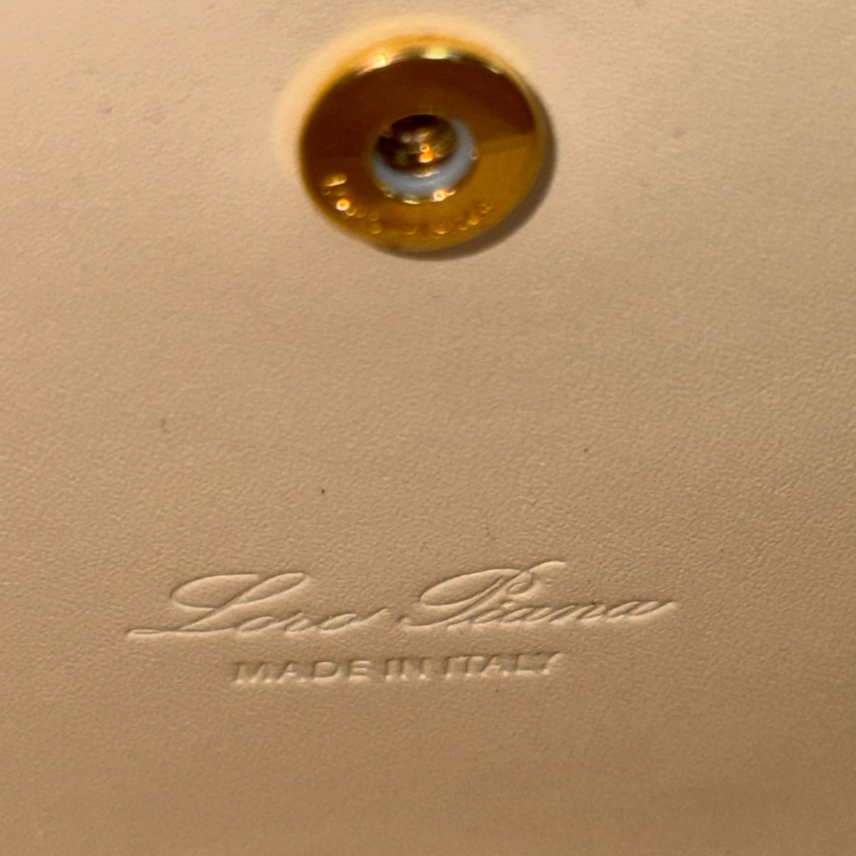 Loro Piana Extra bag L27 beige calf skin shoulder bag