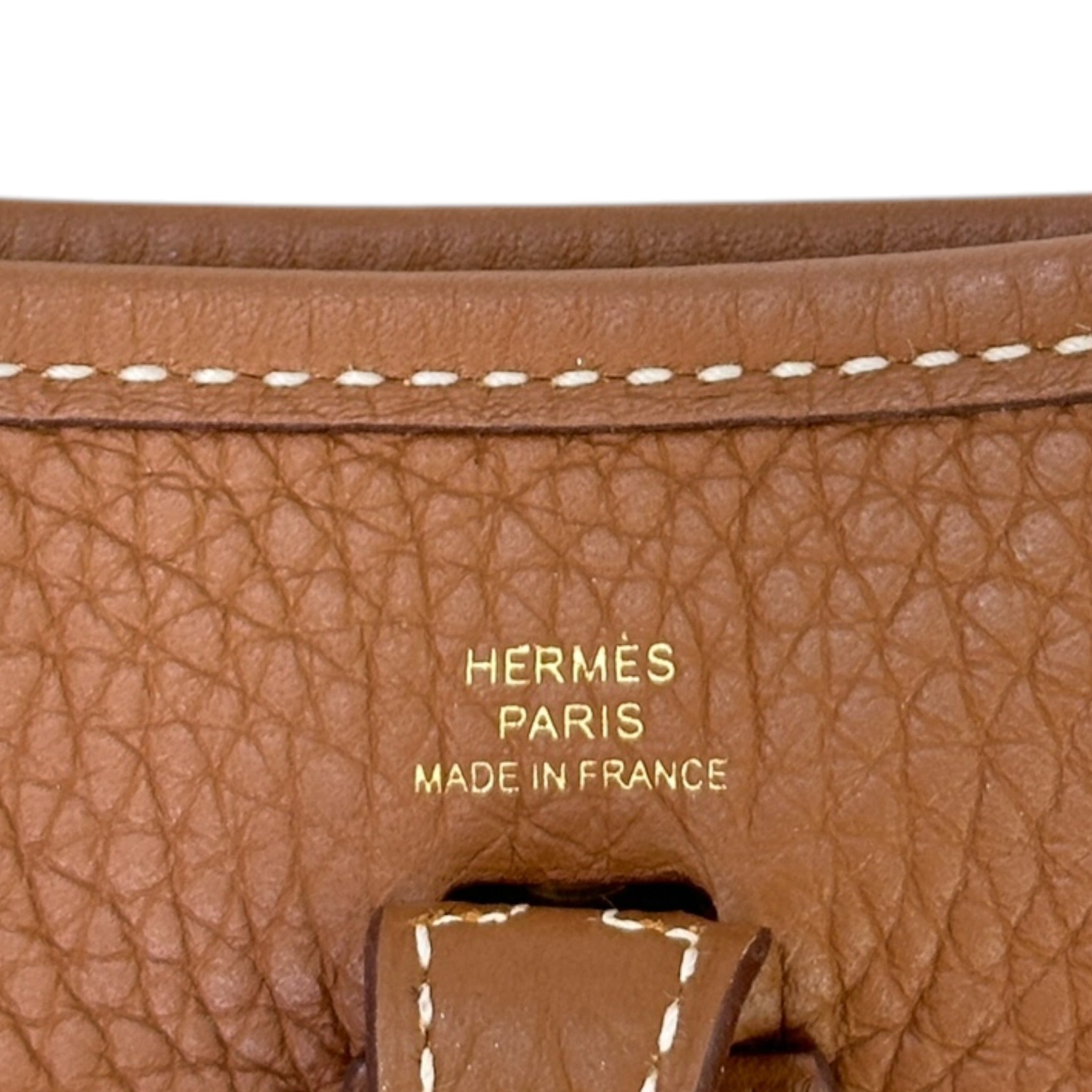Hermès Evelyne Mini 16 Gold GHW
