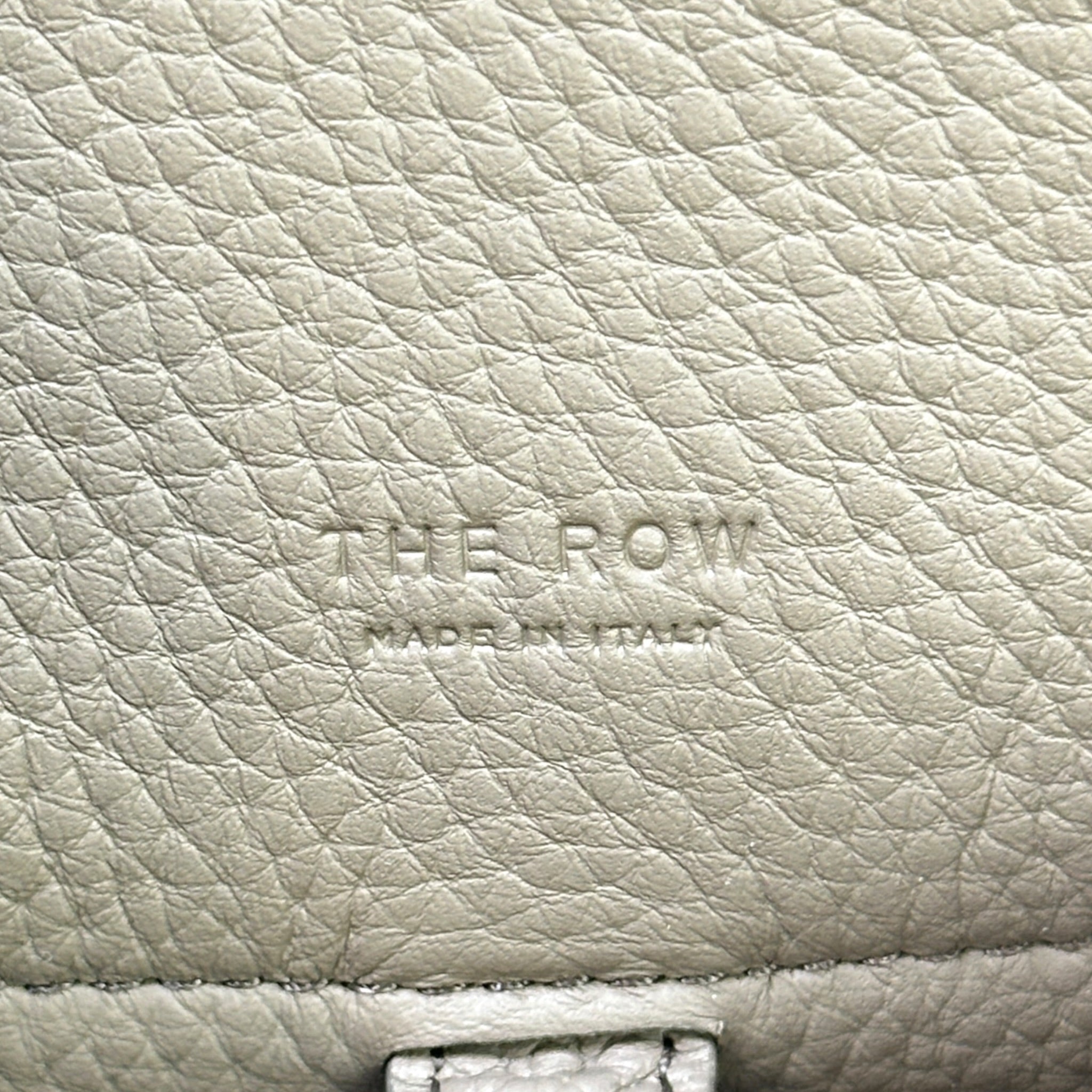 Row Soft Margaux 10 Smoked Taupe Calf Skin Leather Handbag