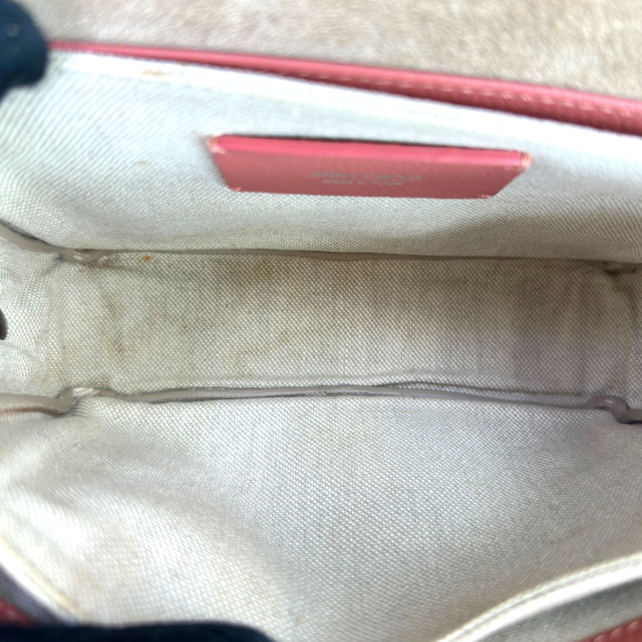 Jimmy Choo Lexie Rosewood Leather Crossbody Bag
