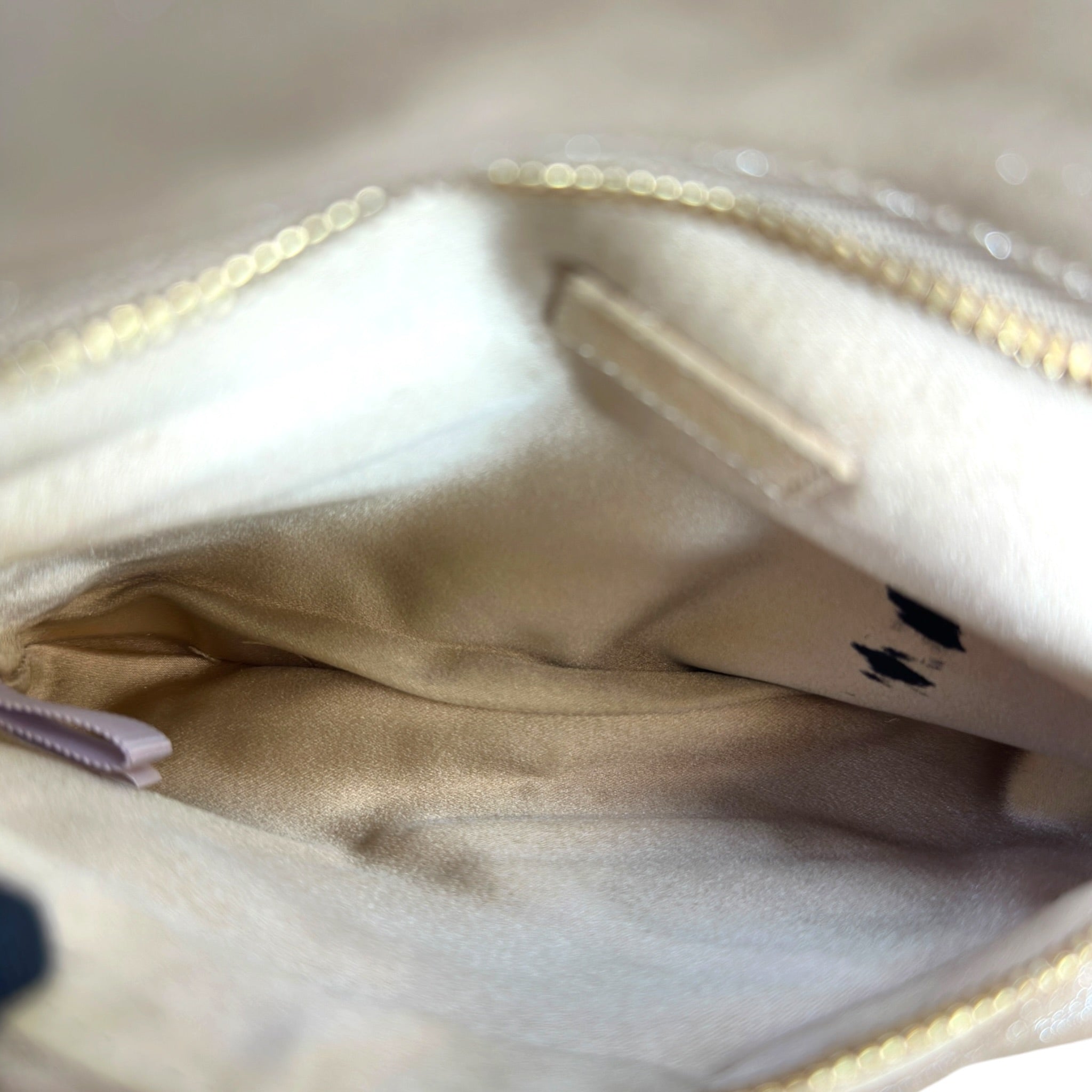 Jimmy Choo Chandra Gold Shimmery Leather Clutch