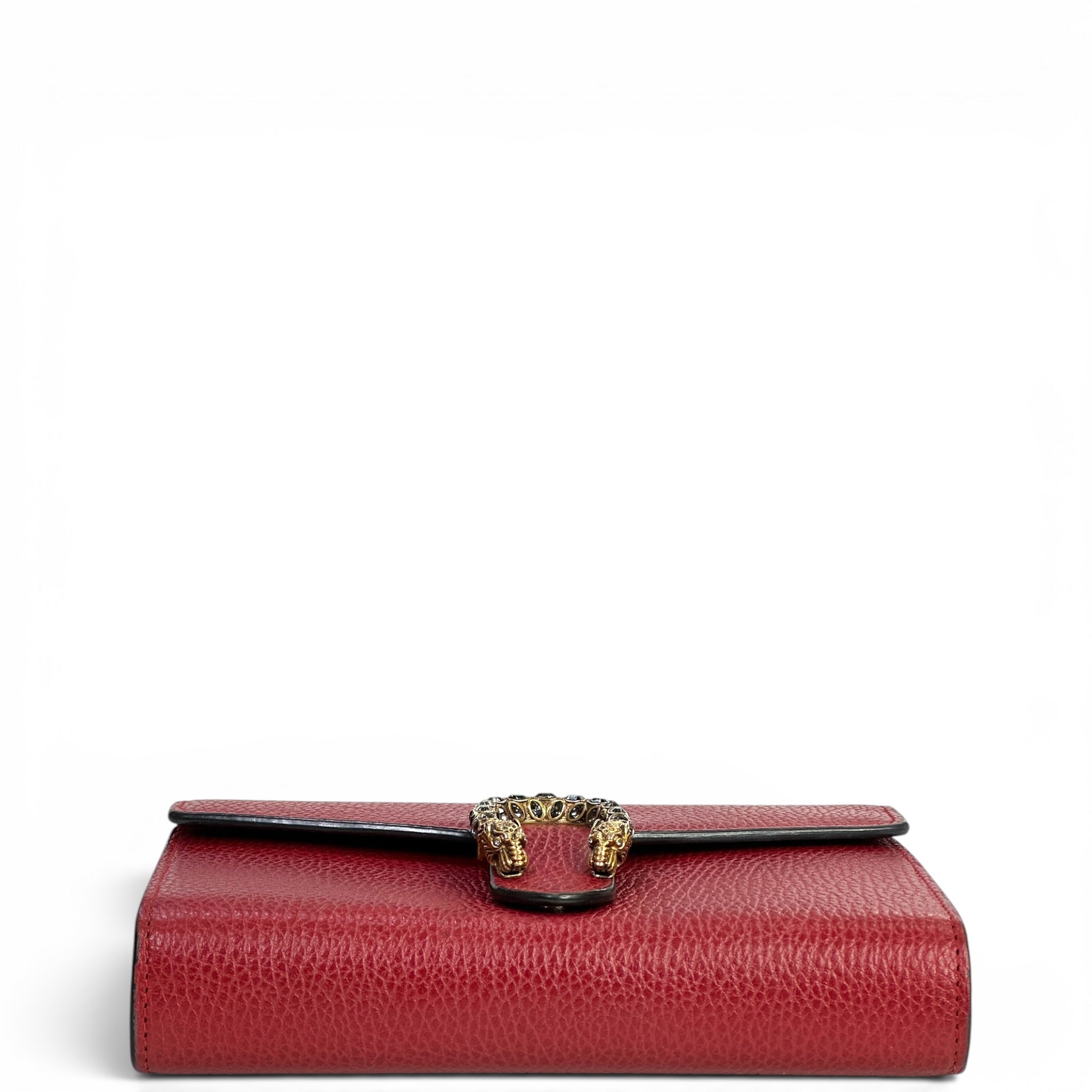 Gucci Dionysus Wallet on Chain Red Leather
