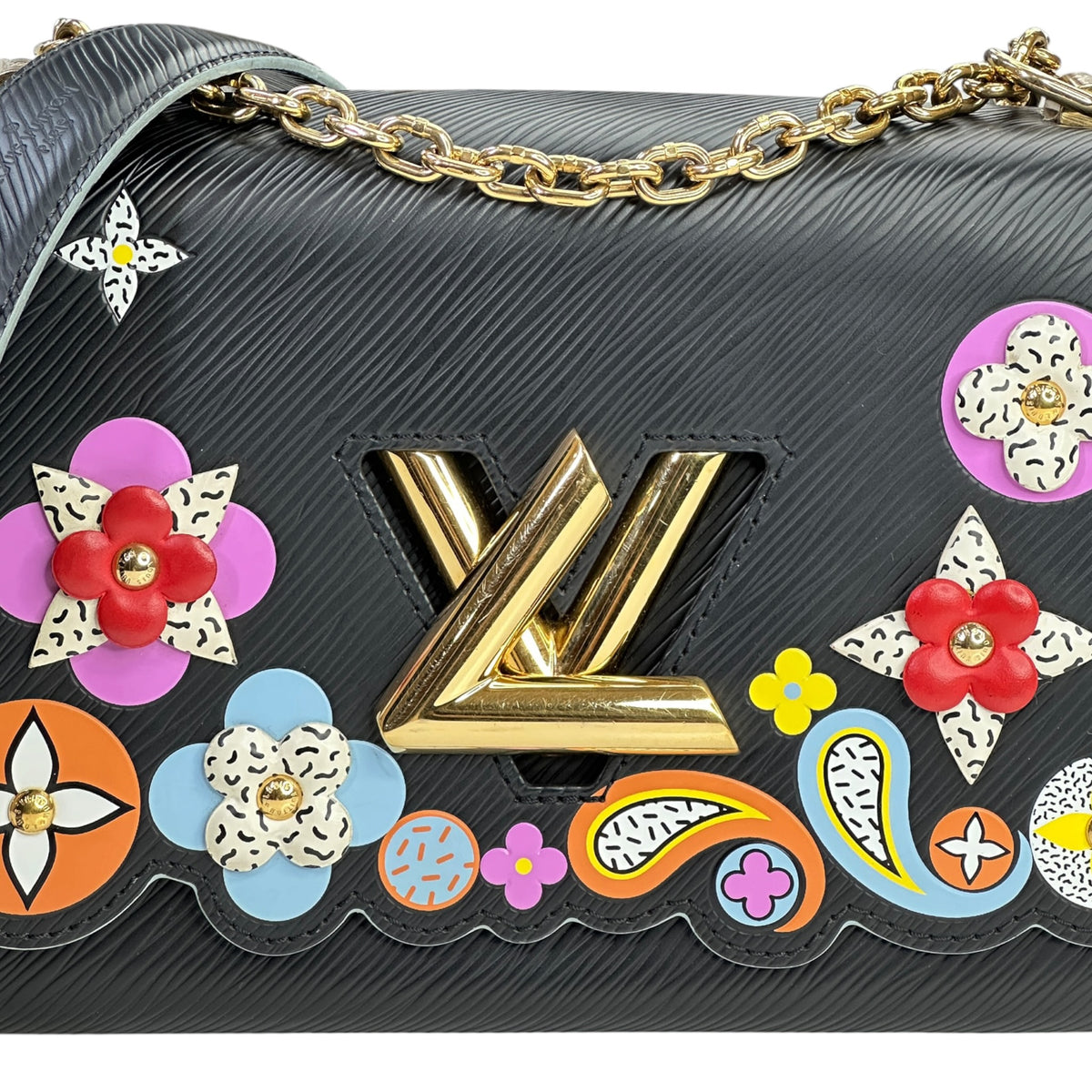 Louis Vuitton Epi Blooming Flowers Twist MM Bag