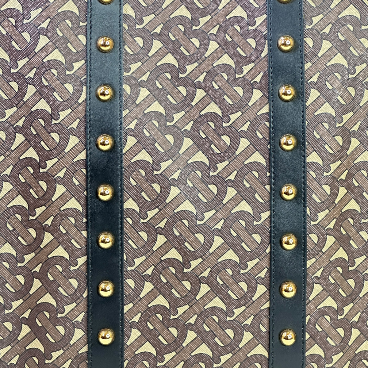 Burberry Small Book Monogram Canvas Tote
