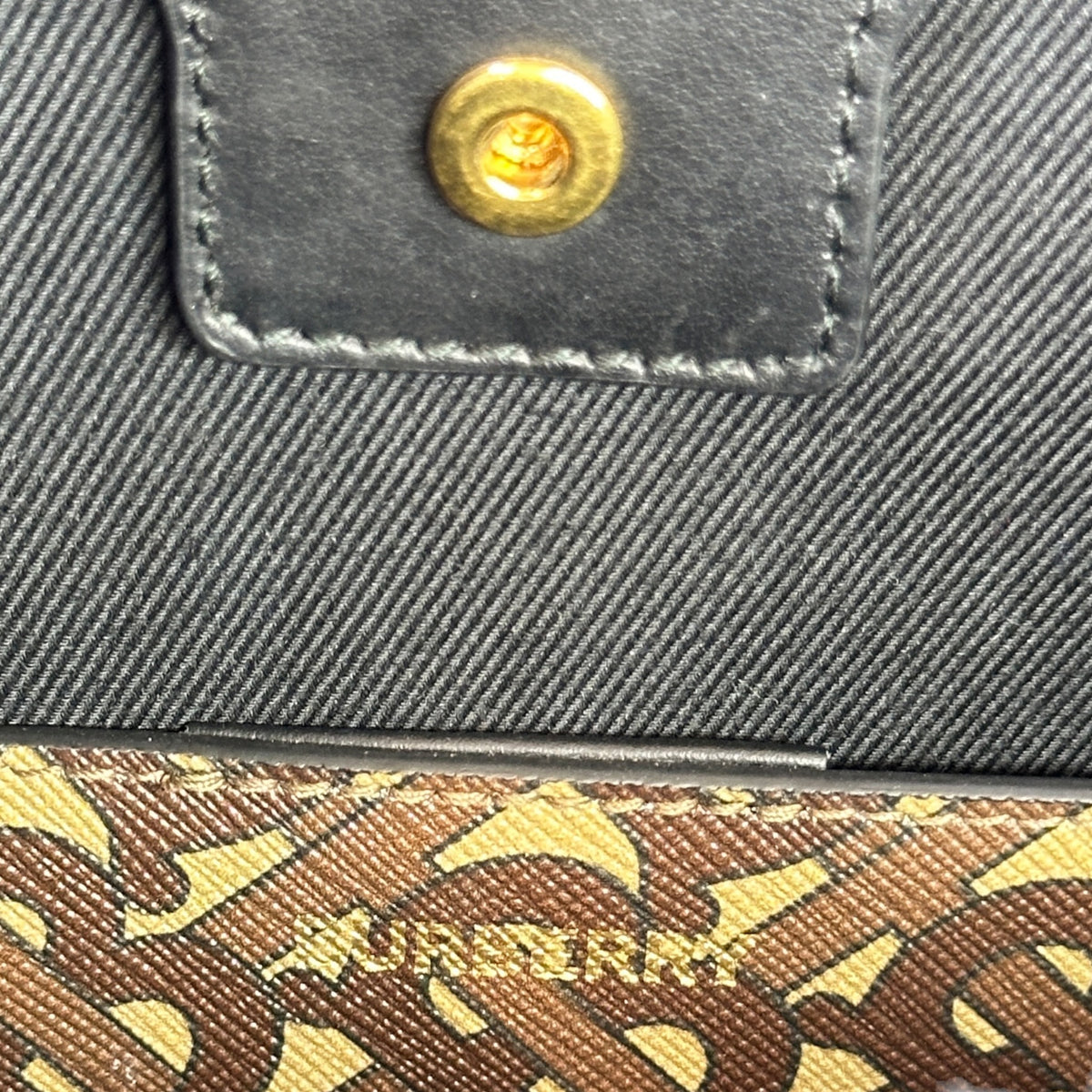 Burberry Small Book Monogram Canvas Tote