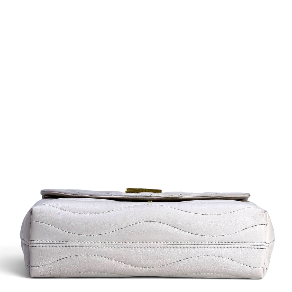Louis Vuitton New Wave MM white leather Chain Bag