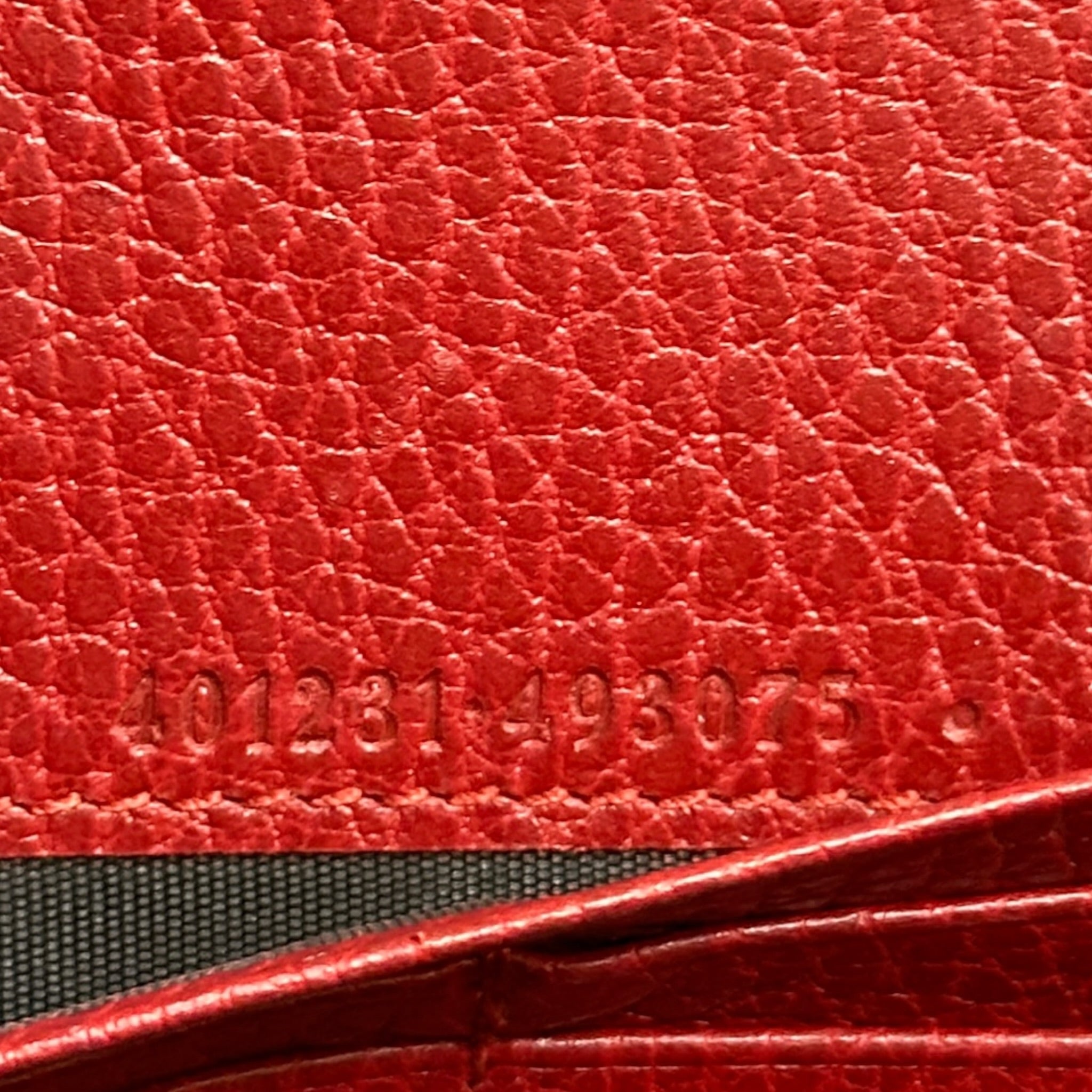 Gucci Dionysus Wallet on Chain Red Leather
