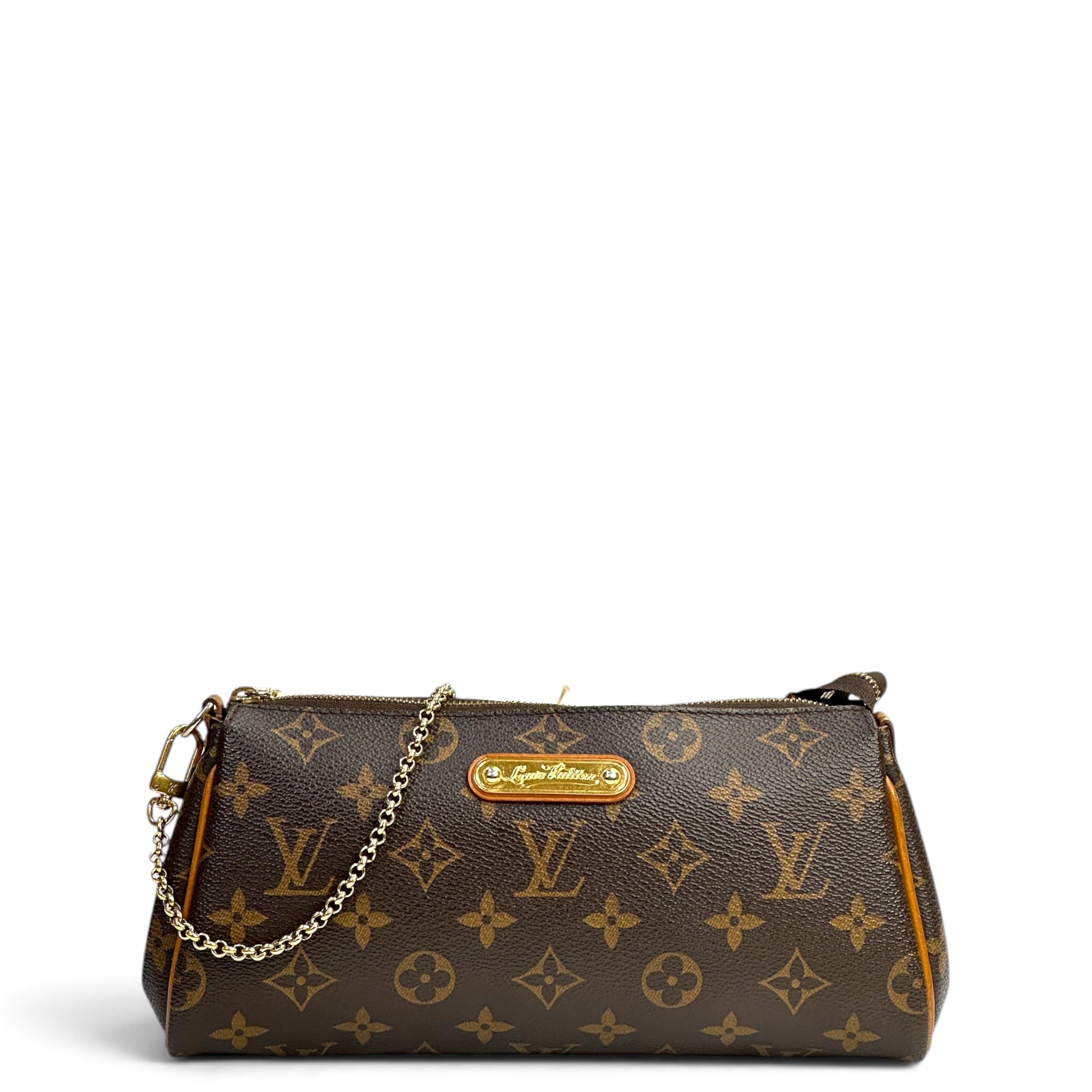 Louis Vuitton Eva Monogram Clutch With Chain
