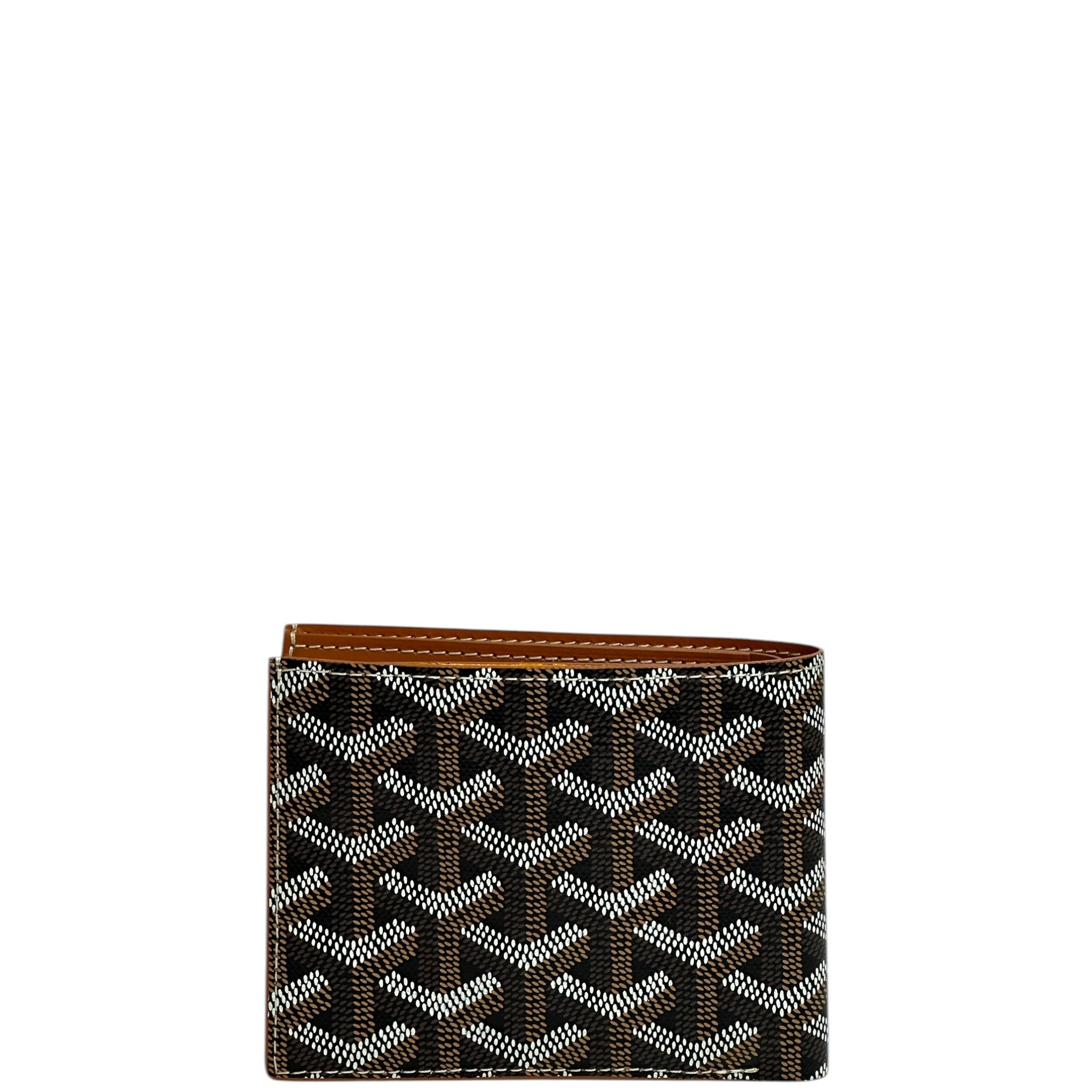 Goyard Saint Florentin Wallet Black & Tan Goyardine