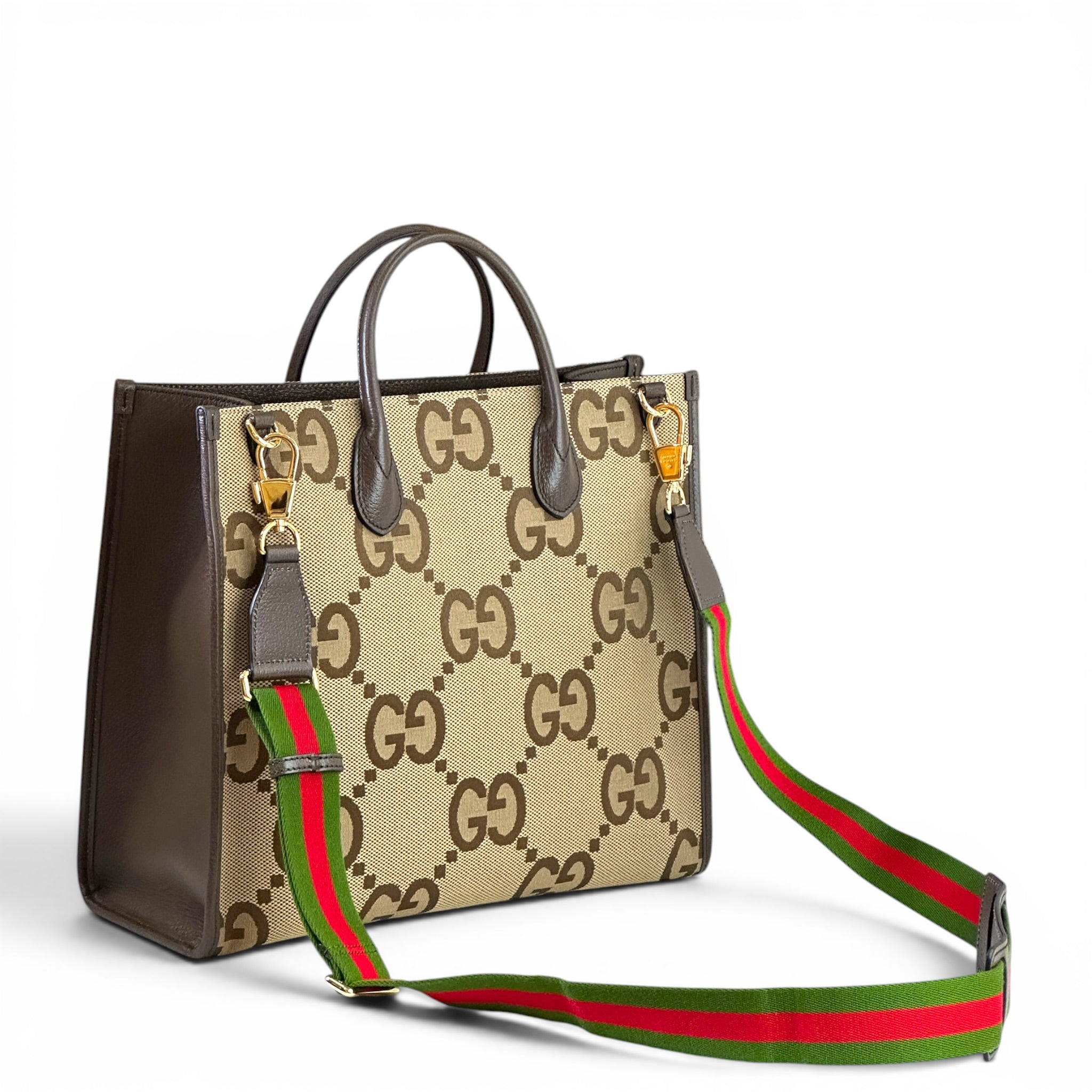 Gucci Jumbo GG Monogram Canvas Tote