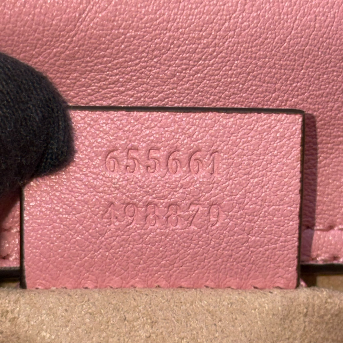 Gucci diana mini pink leather hand bag