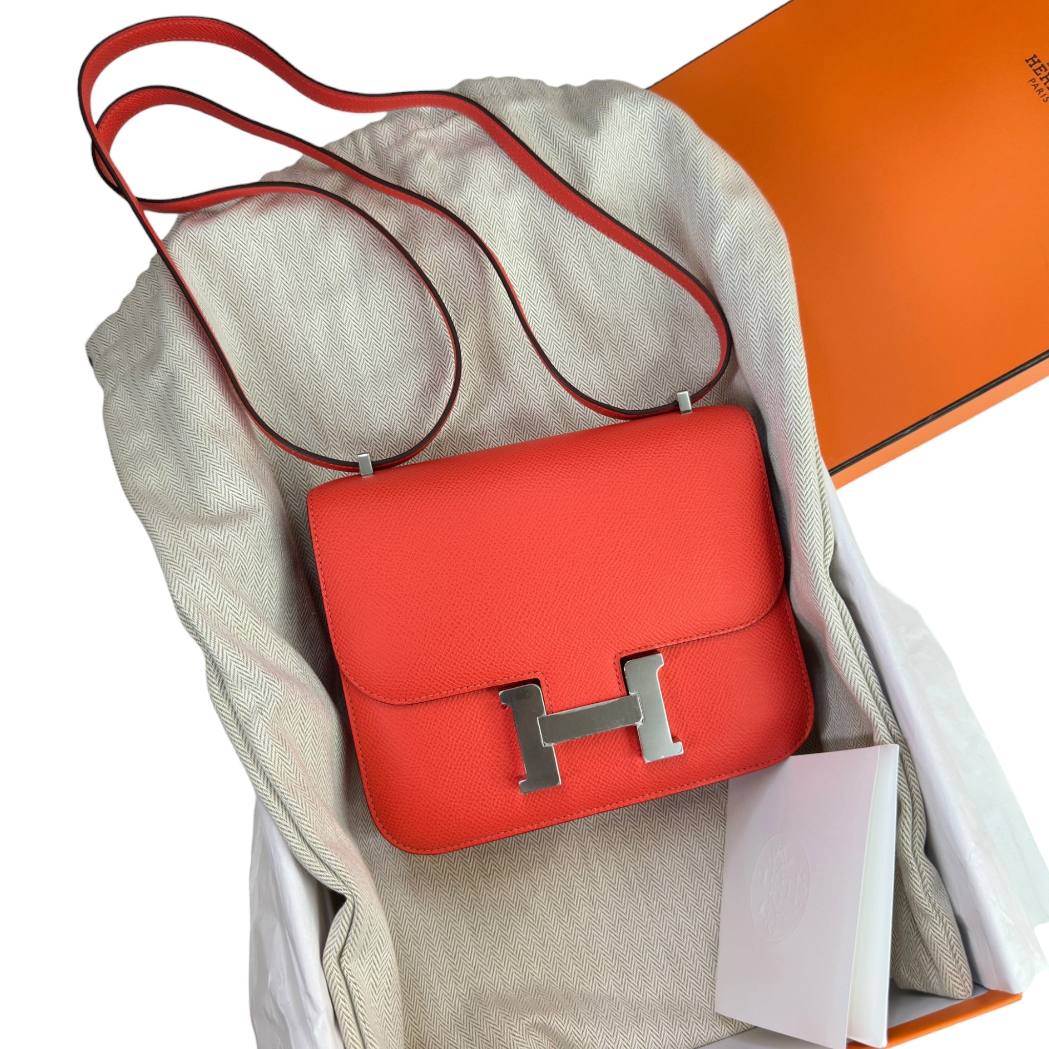 Hermès Constance 18 Orange Bag