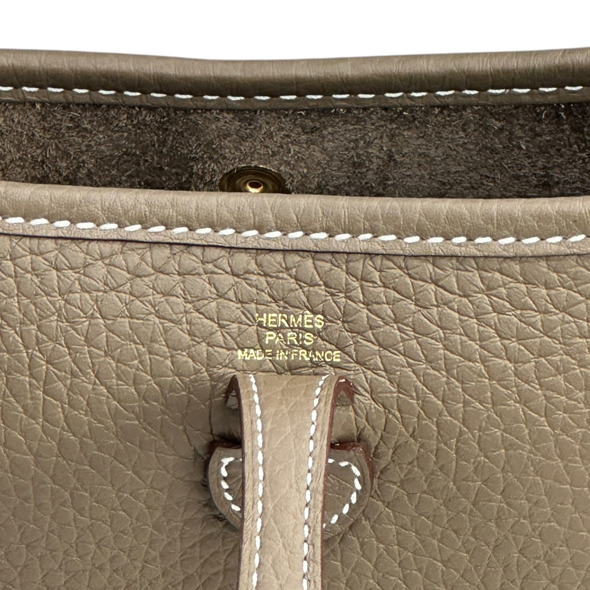 Hermes Evelyne 16 Amazone Bag Etoupe with Gold Hardware