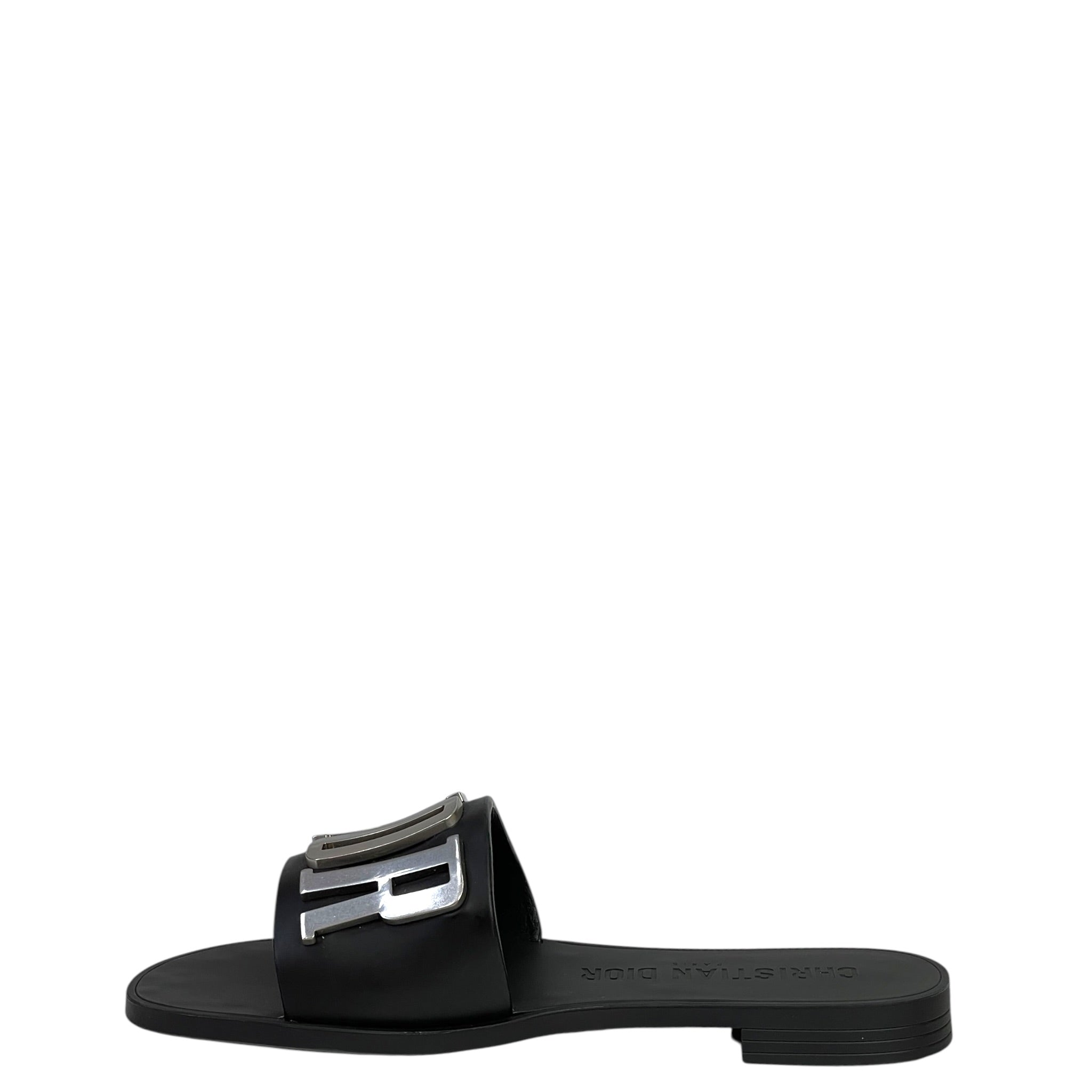 Christian Dior Diorevolution Slides Black Rubber EU 37