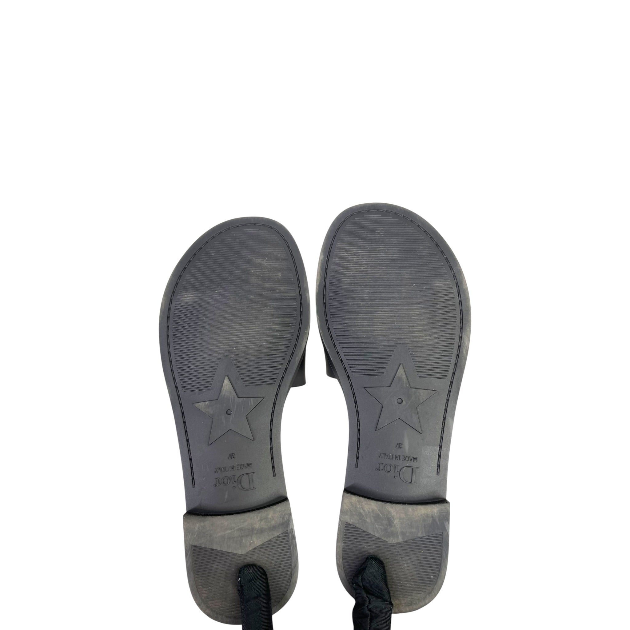 Christian Dior Diorevolution Slides Black Rubber EU 37