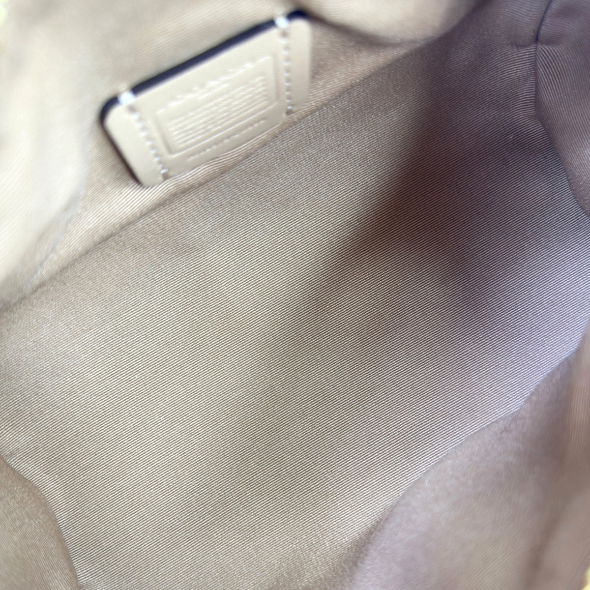 Coach Lacey Crossbody Bag Beige Signature Canvas