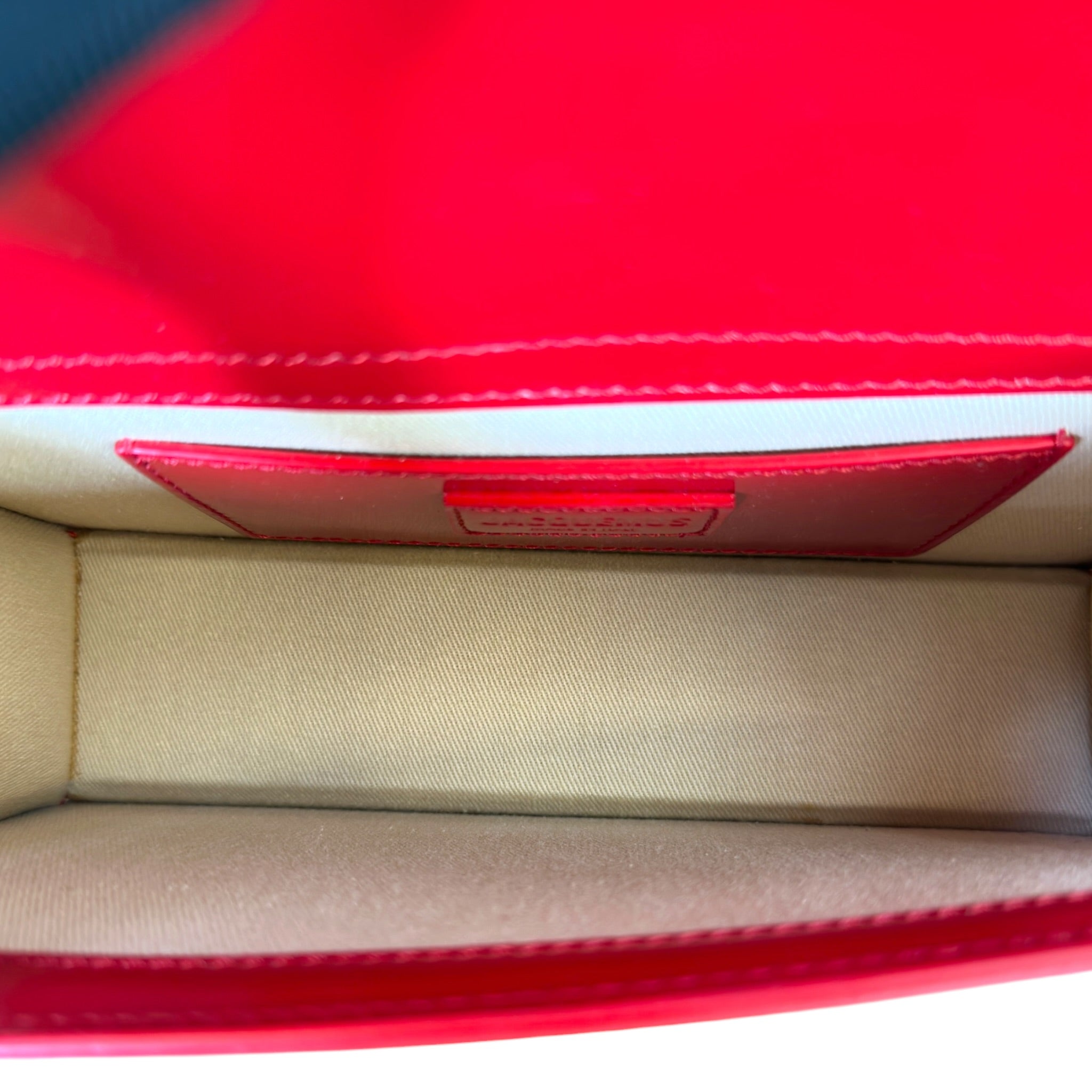 Jacquemus Le Bambino Red Patent Leather Bag