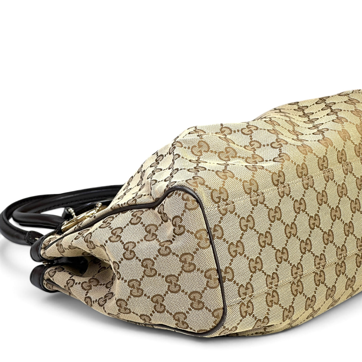 Gucci Sukey Beige Canvas Tote