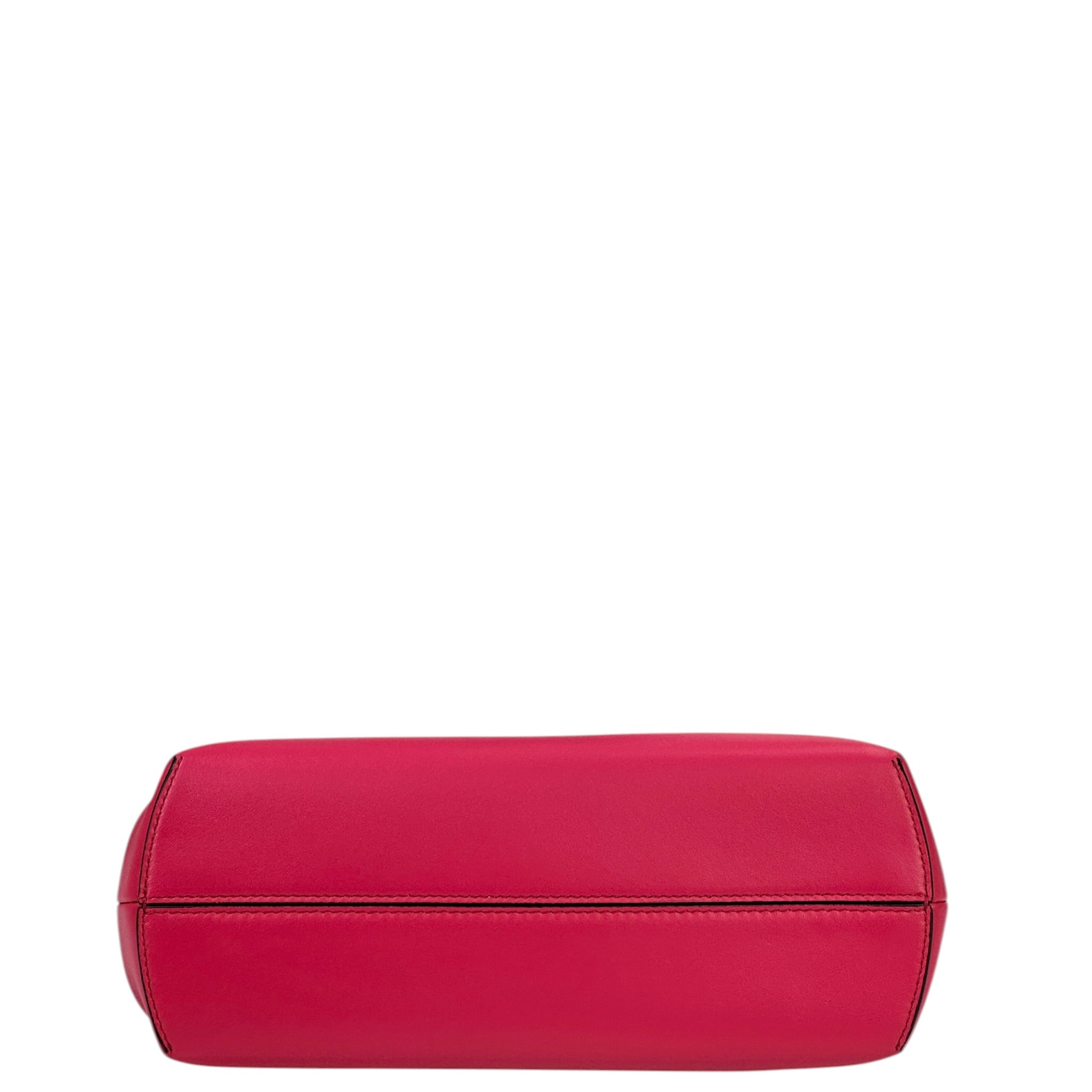 Fendi First clutch bag fuchsia nappa leather